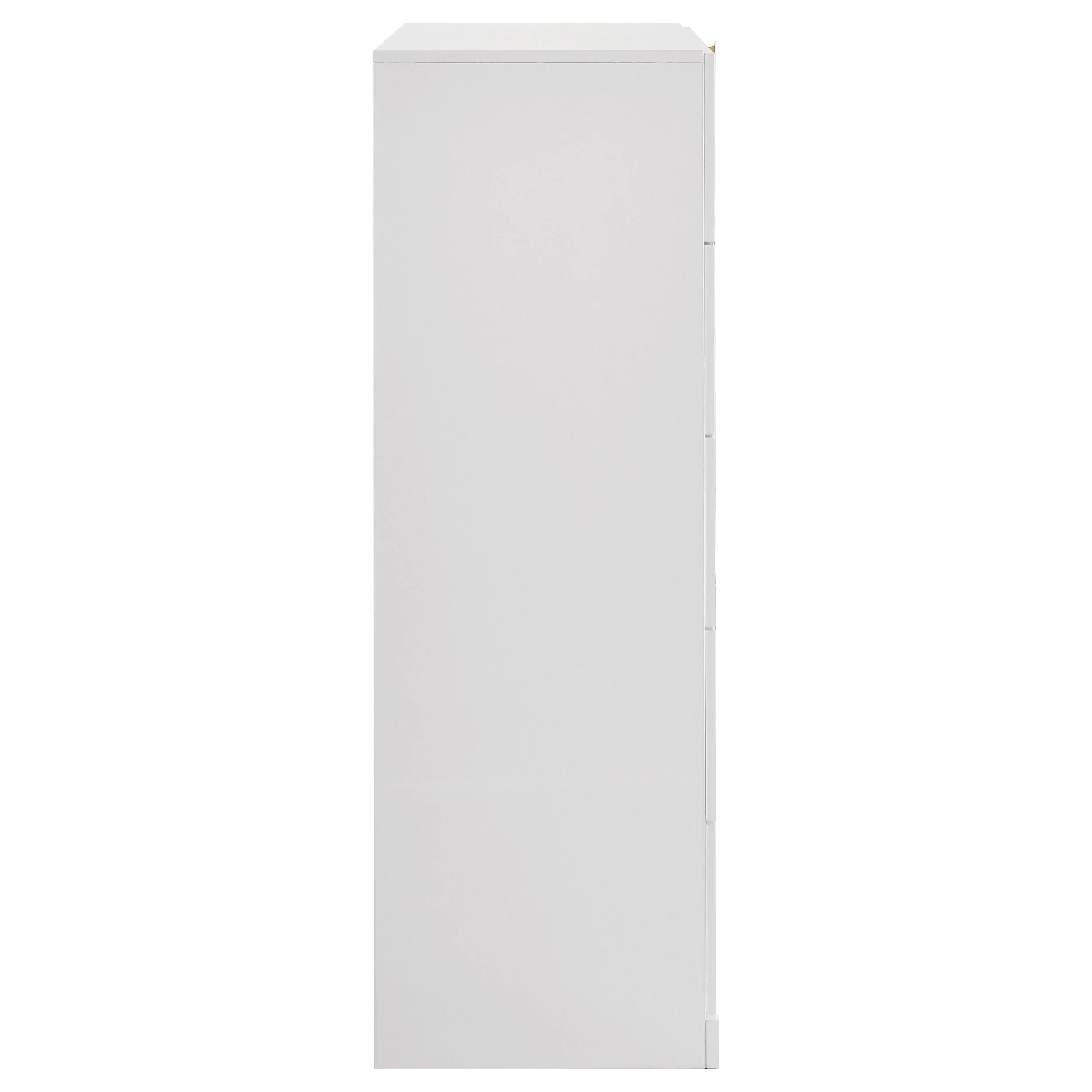 Ines White High Gloss 5-drawer Bedroom Chest of Drawers - Image 6