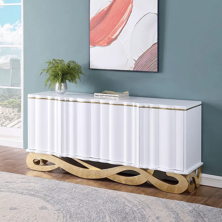 Isadora White Console Table - Image 3