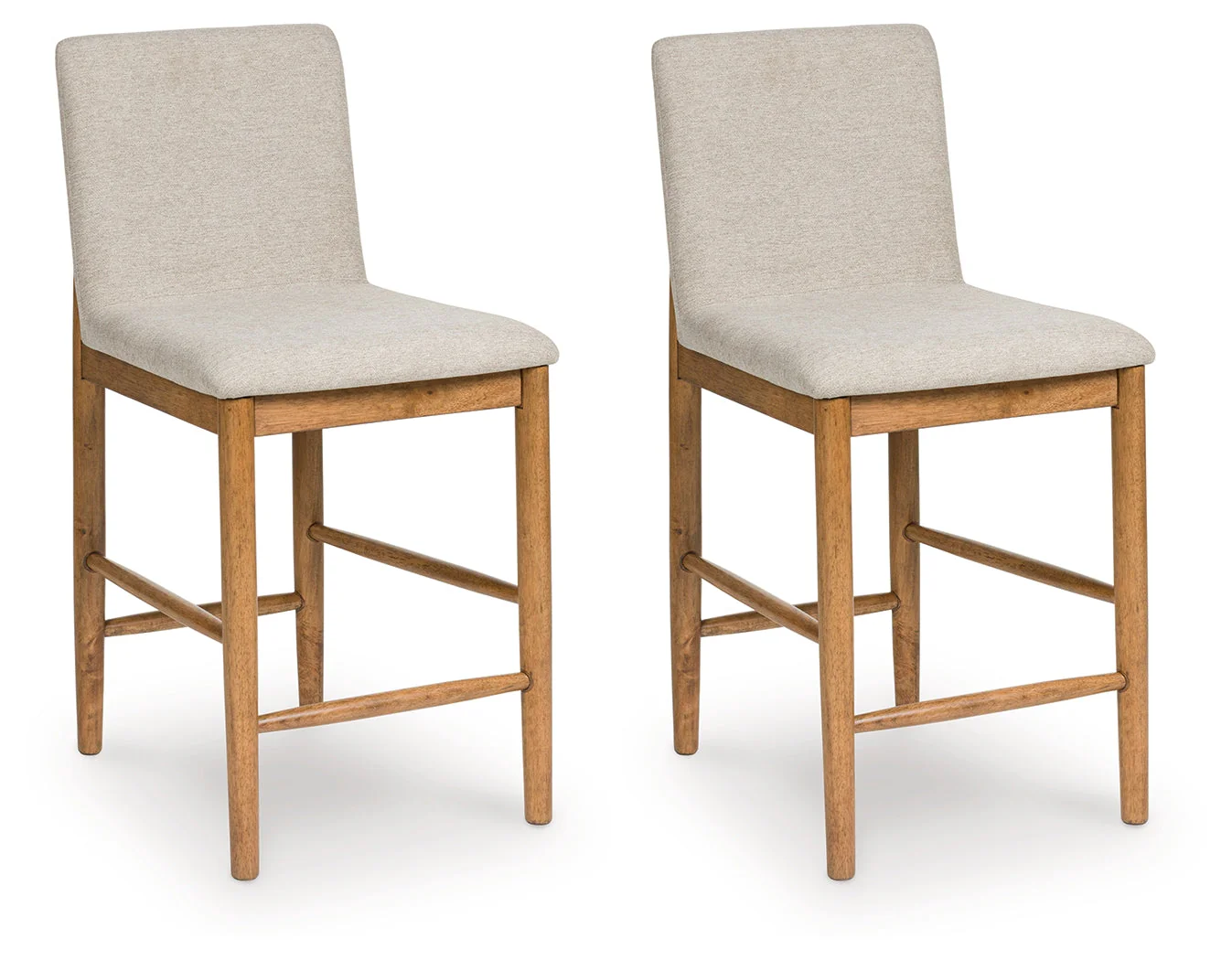 Isanti Light Brown Counter Height Barstool (Set of 2), Set of 2 - Image 2