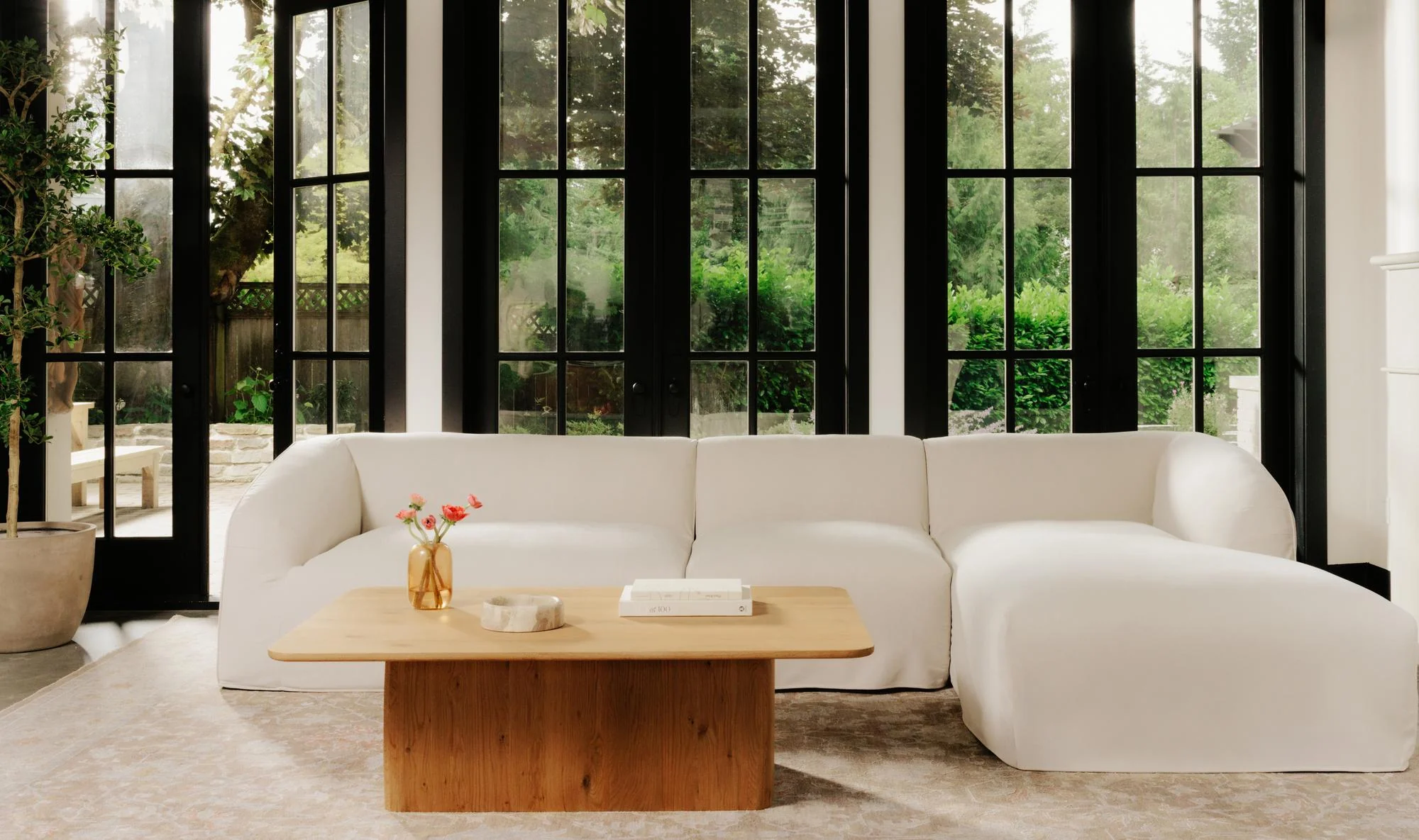 Isla Right Arm Facing Chaise Beige - Image 2