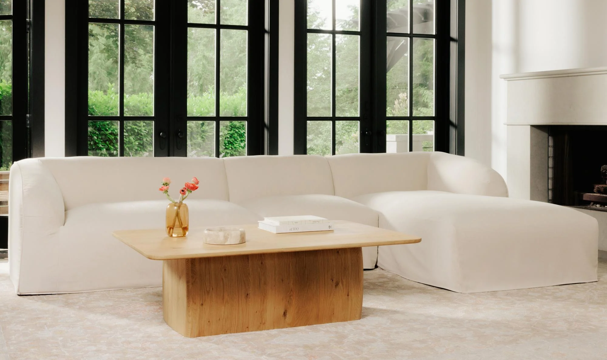 Isla Right Arm Facing Chaise Beige - Image 3