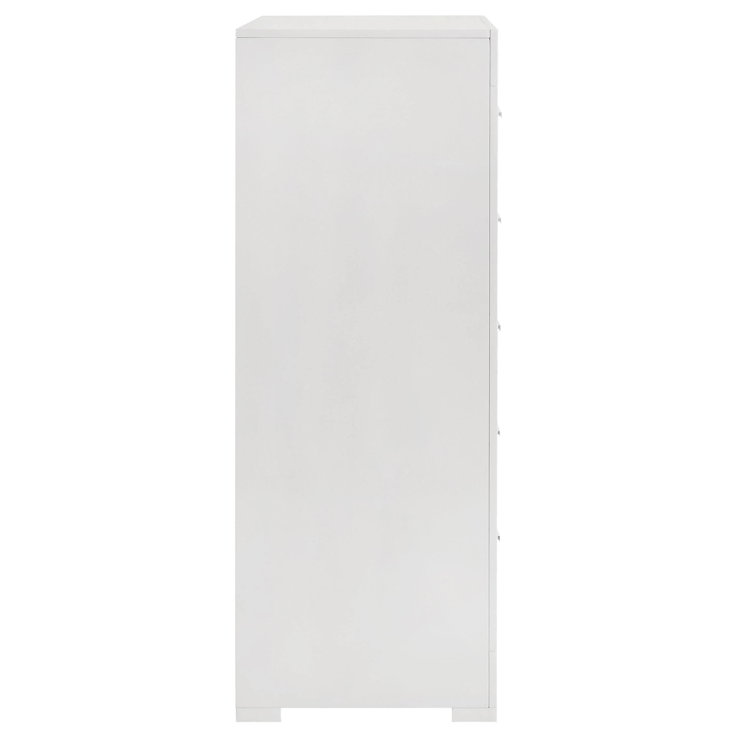 Ives 5-drawer Bedroom Chest of Drawers White High Gloss - Image 9