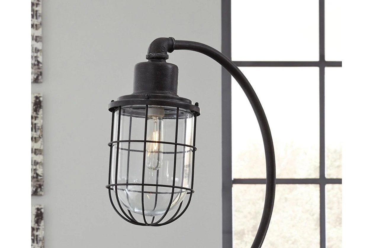 Jae Antique Black Desk Lamp - Image 8