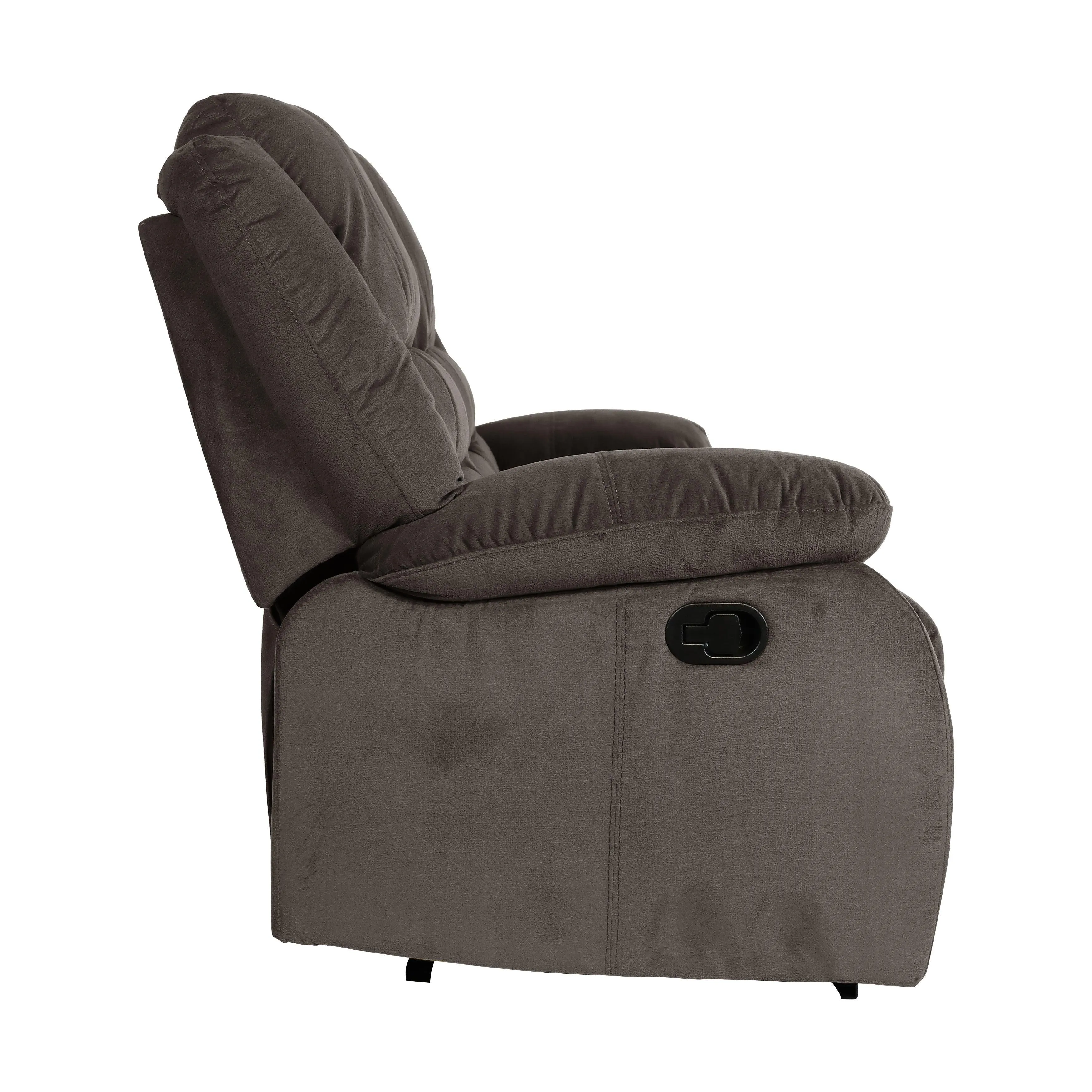 Jarita Chocolate Double Reclining Sofa - Image 6