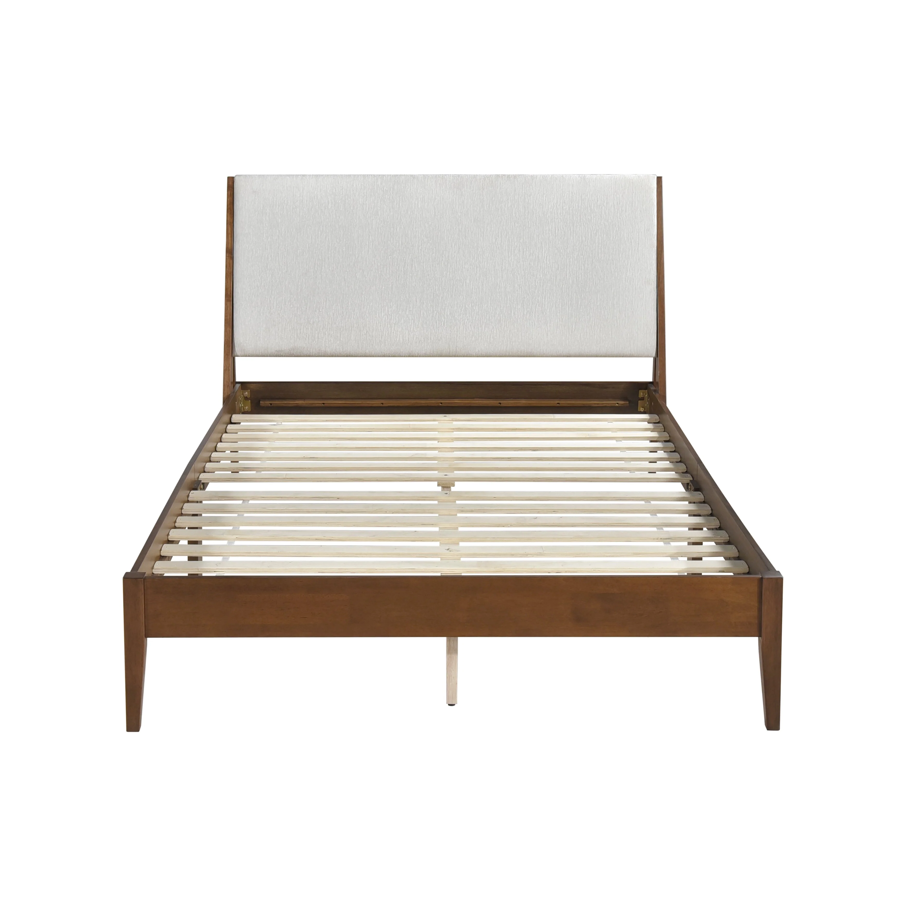 Jasper Light Gray/Chestnut Eastern King Platform Bed - Image 2