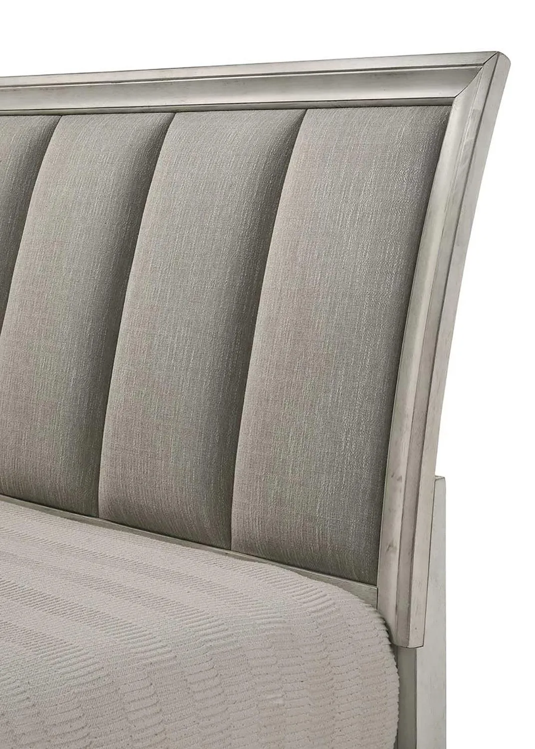Jaymes White Mist Queen Footboard Storage Platform Bed - Image 3
