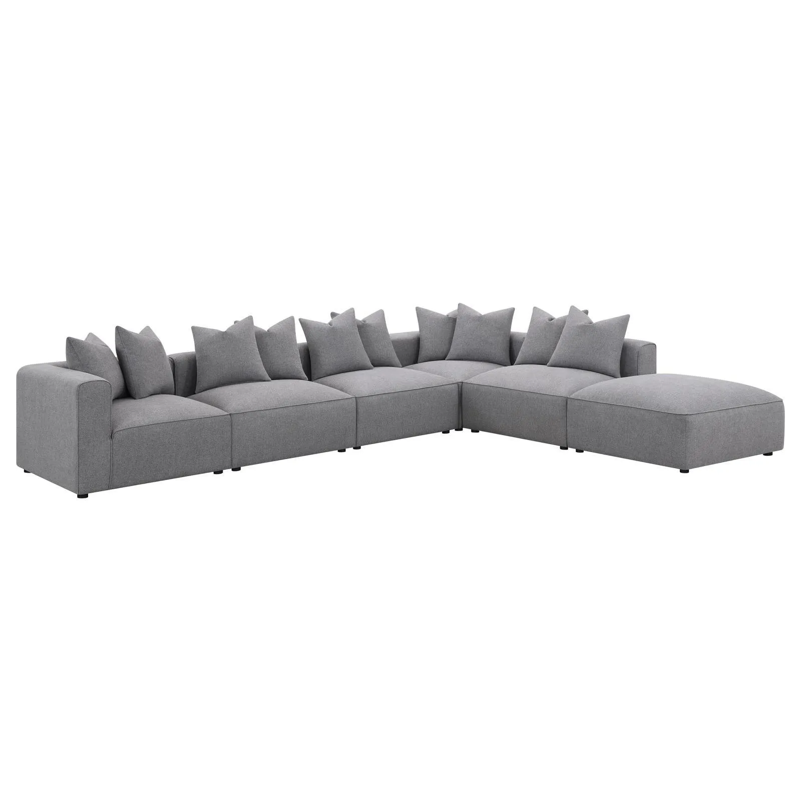 Jennifer Gray 6-Piece Tight Seat Modular Sectional - Image 2