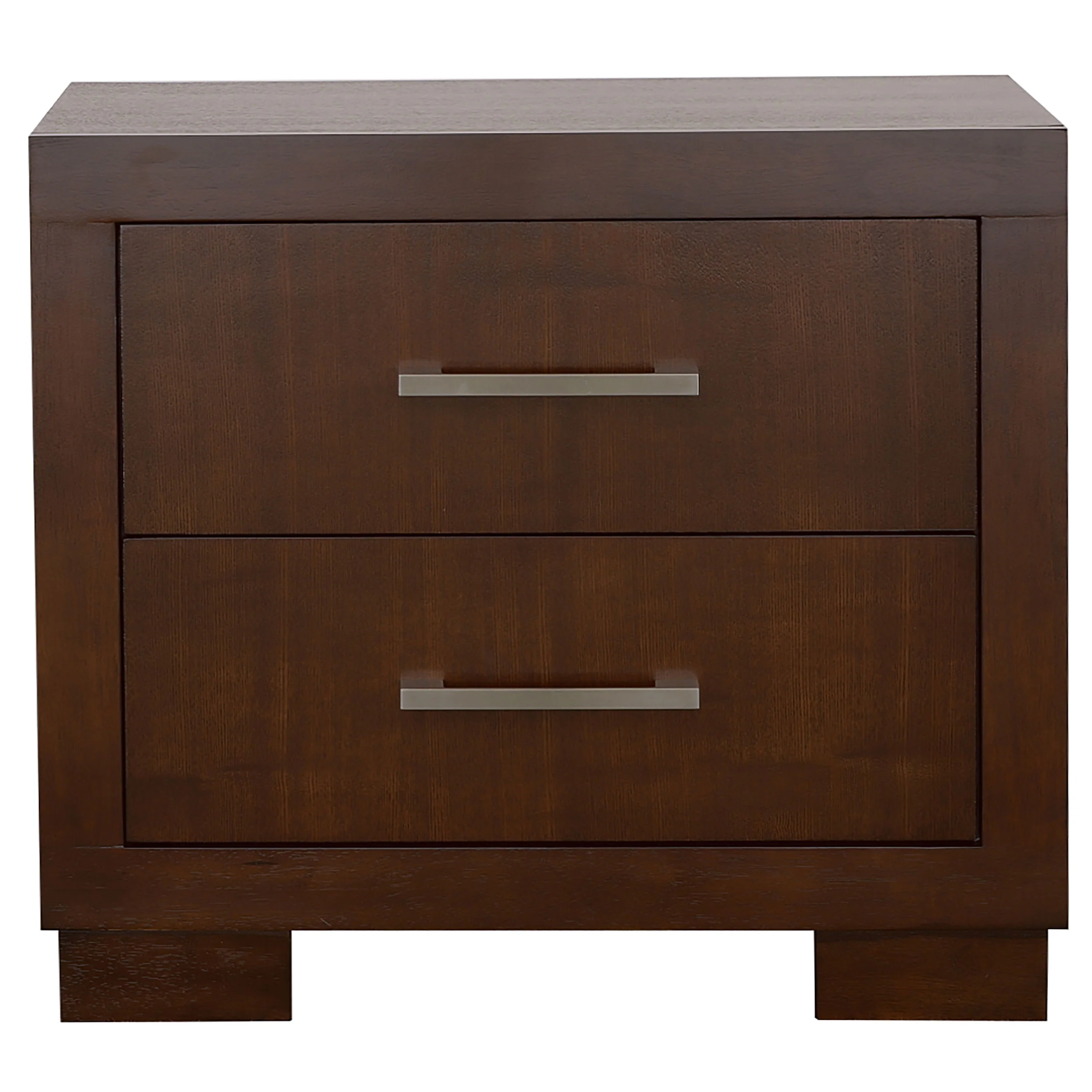 Jessica Cappuccino 4-Piece Queen Bedroom Set with Bookcase Headboard - Image 5
