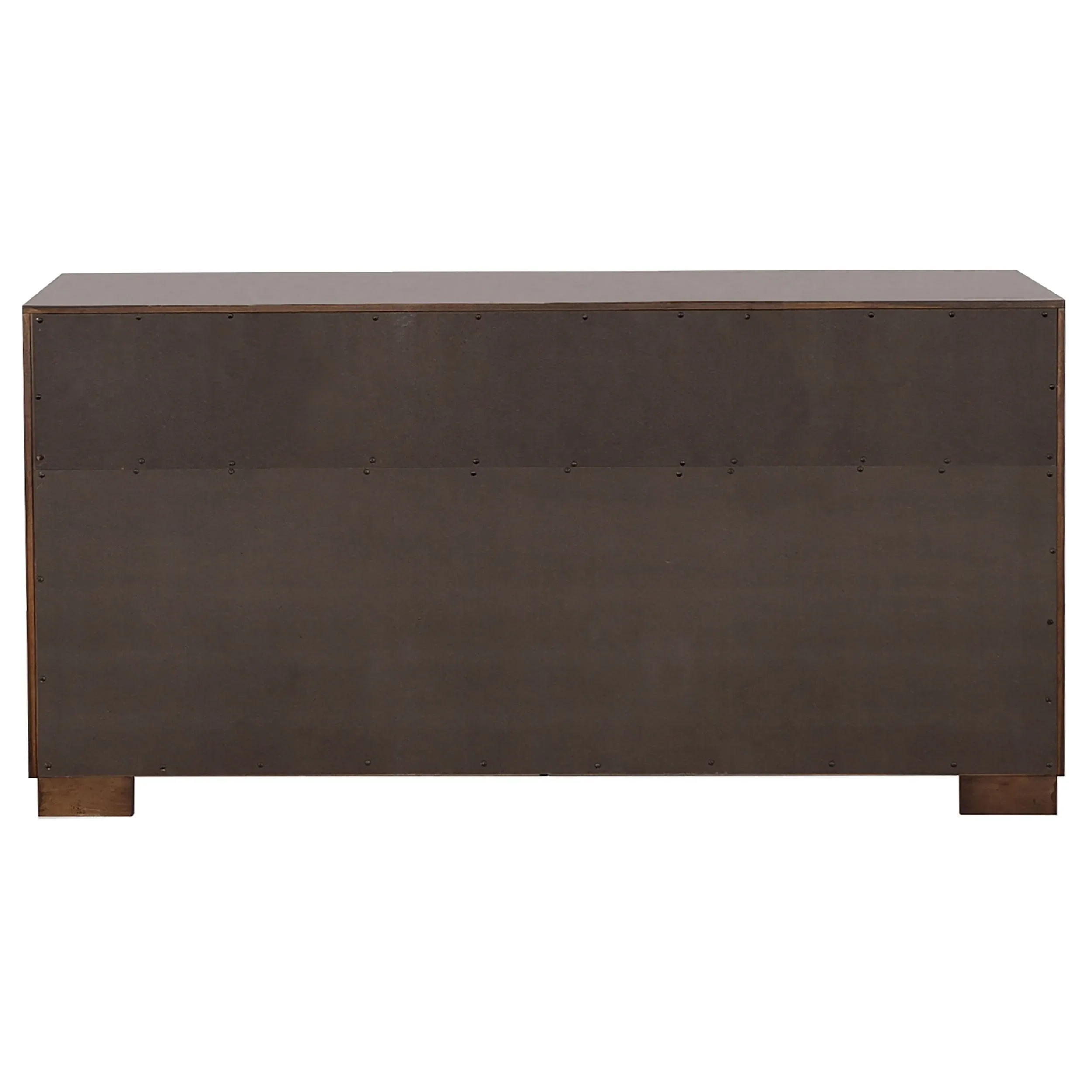 Jessica Cappuccino 5-Piece Eastern King Bedroom Set with Nightstand Panels - Image 9