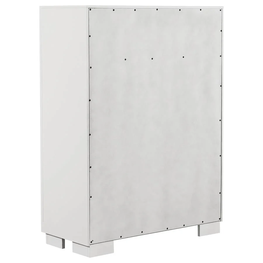 Jessica White 6-Piece Queen Bedroom Set with Nightstand Panels - Image 13