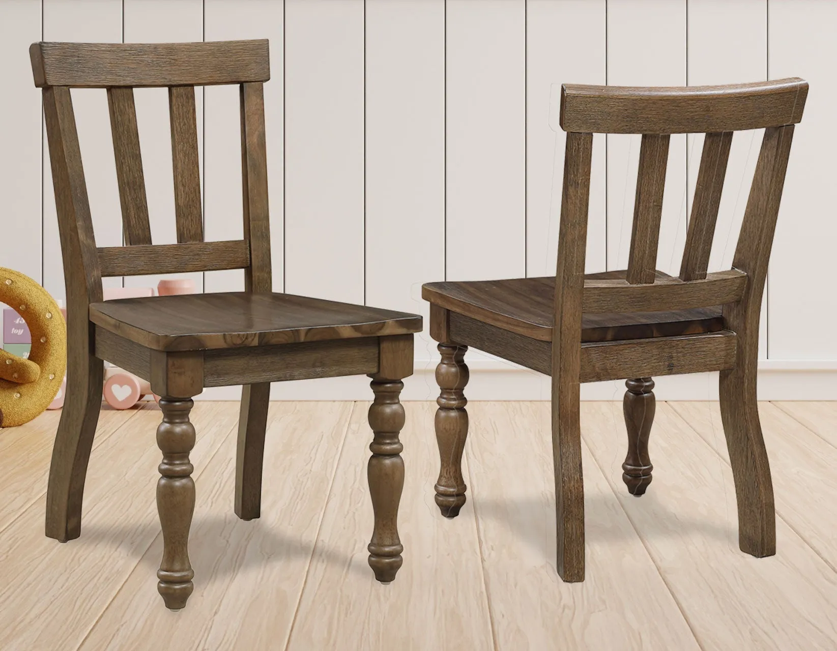 Joanna Mocha 5-Piece Kids Dining Set - Image 4