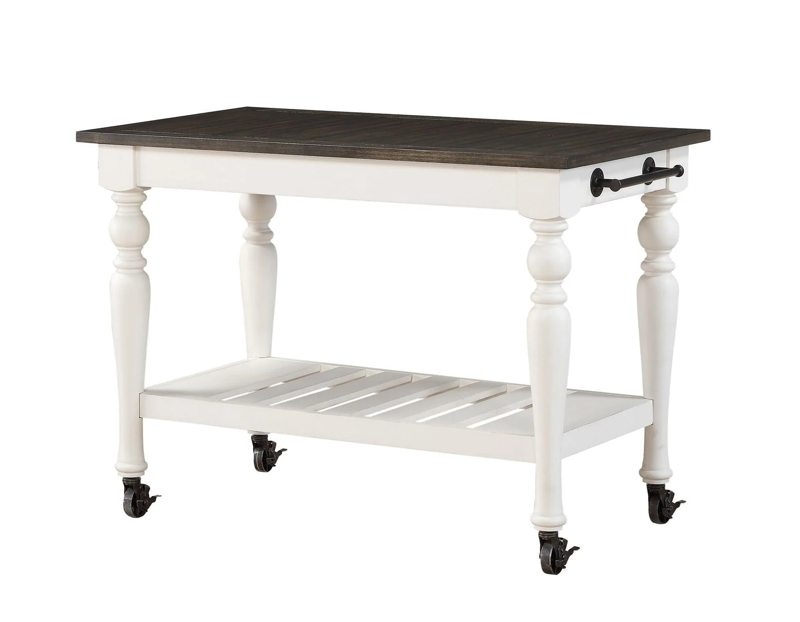 Joanna Two Tone Kitchen Cart - Image 2
