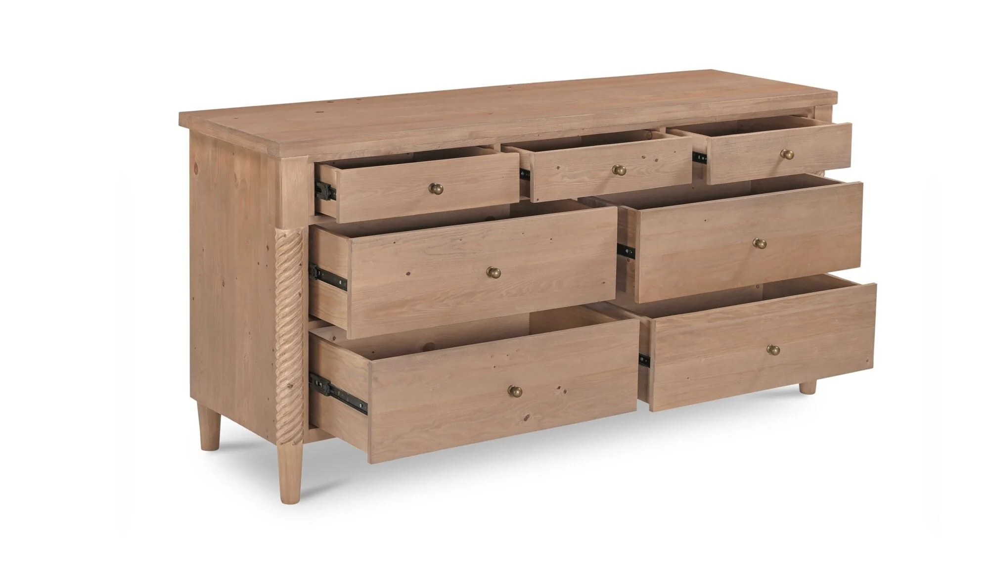 Joni 7 Drawer Dresser Natural - Image 2
