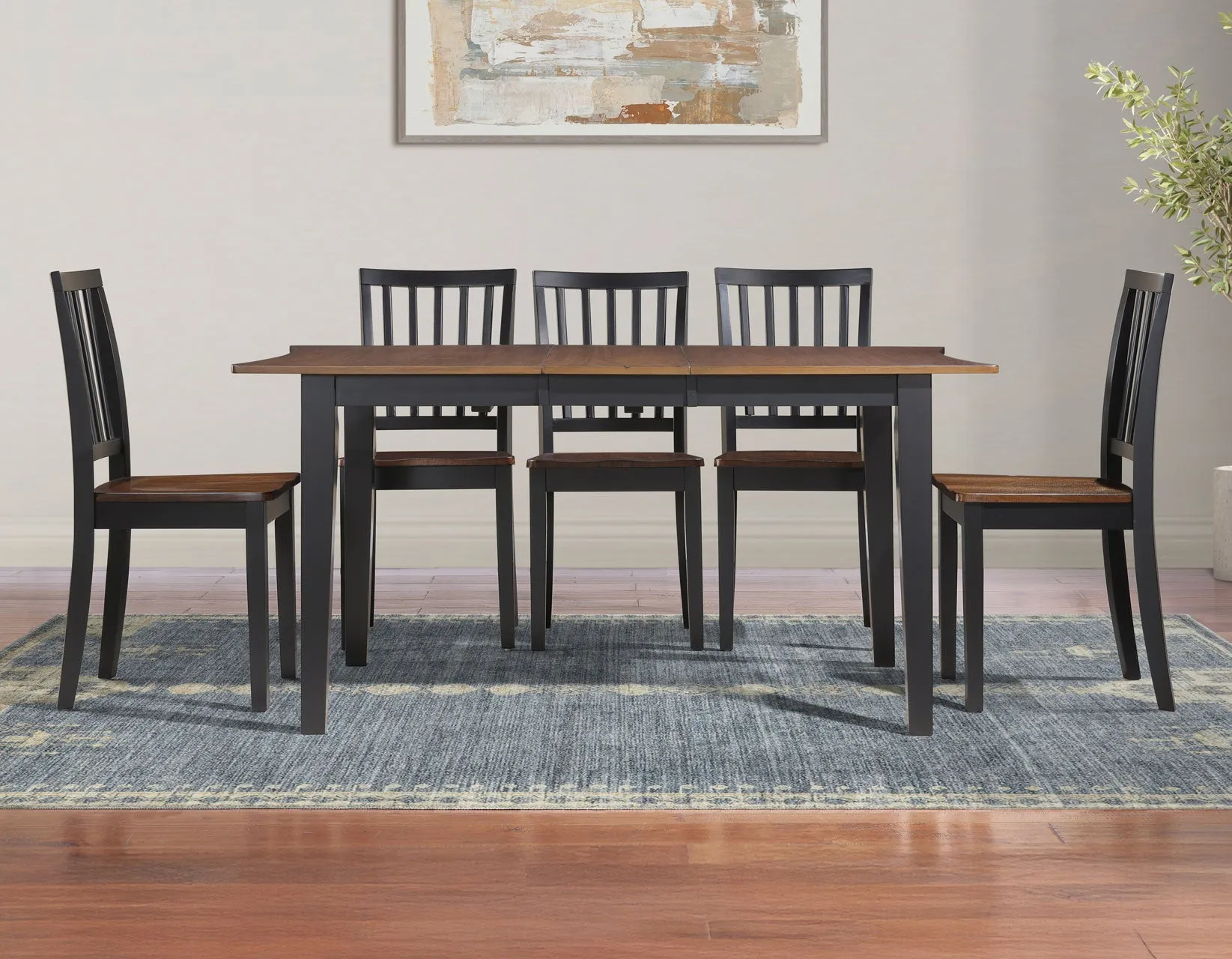 Joplin Walnut/Ebony Solid Wood Dining Chair, Set of 2 - Image 12