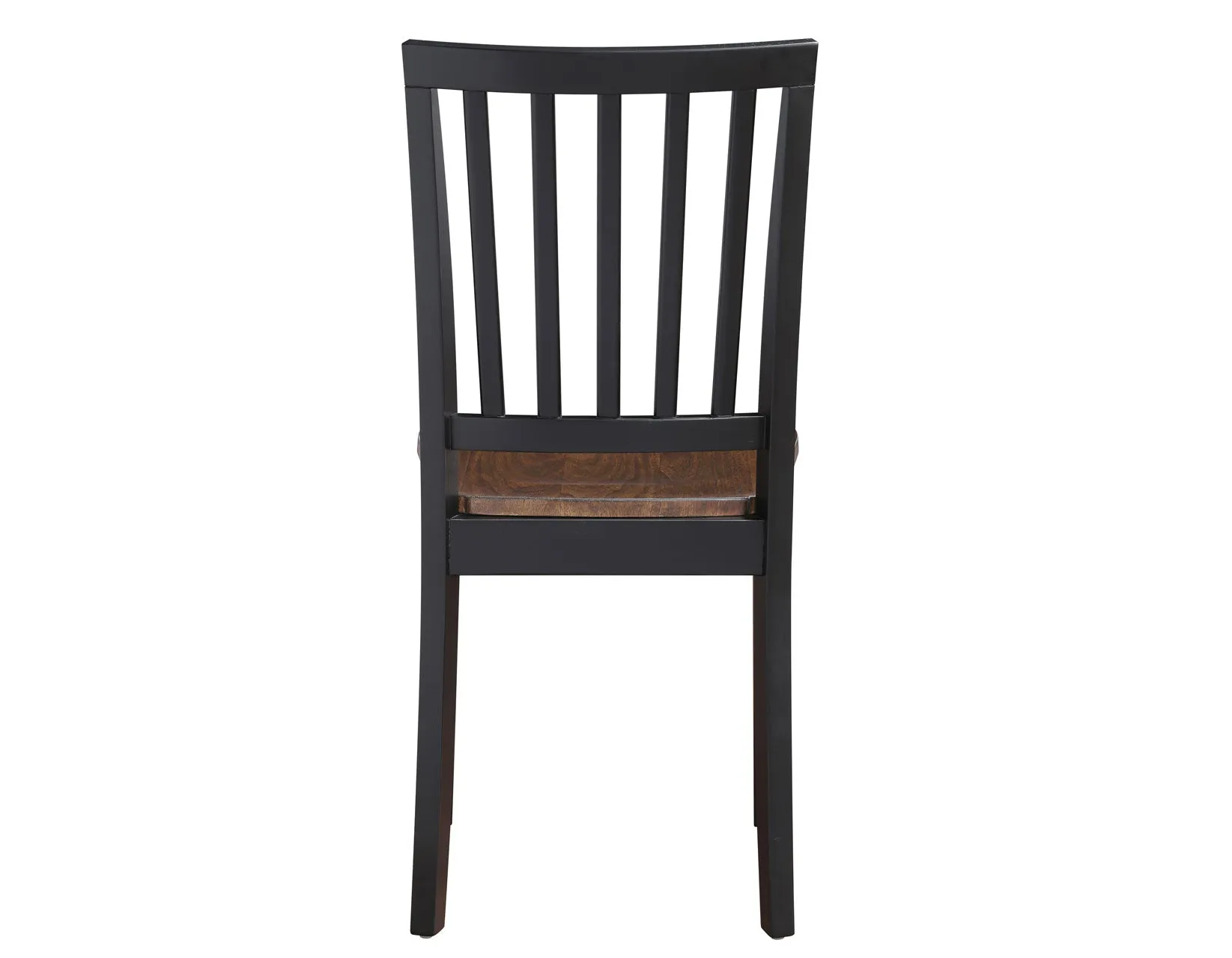 Joplin Walnut/Ebony Solid Wood Dining Chair, Set of 2 - Image 7