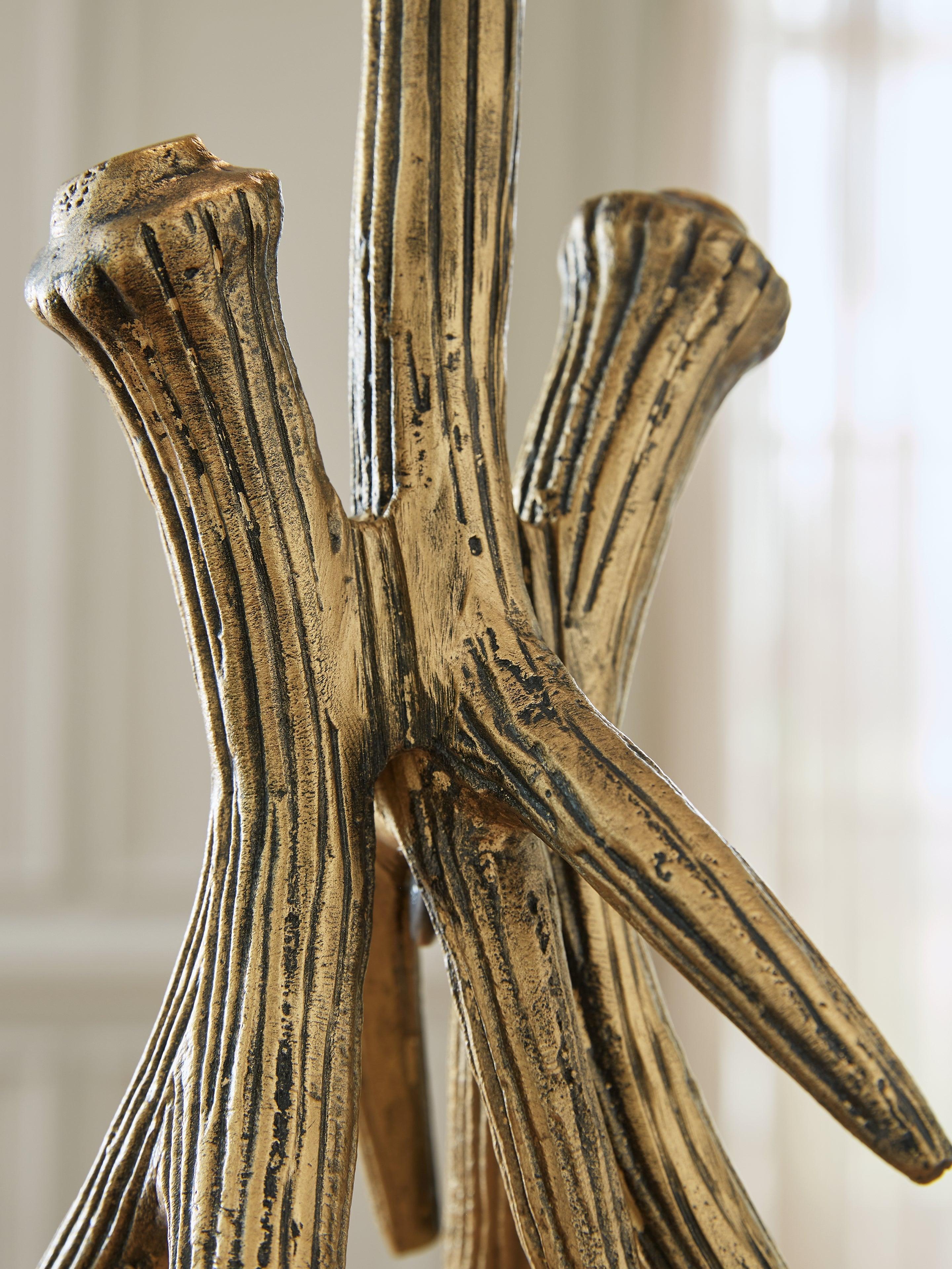 Josney Antique Gold Finish Table Lamp - Image 4