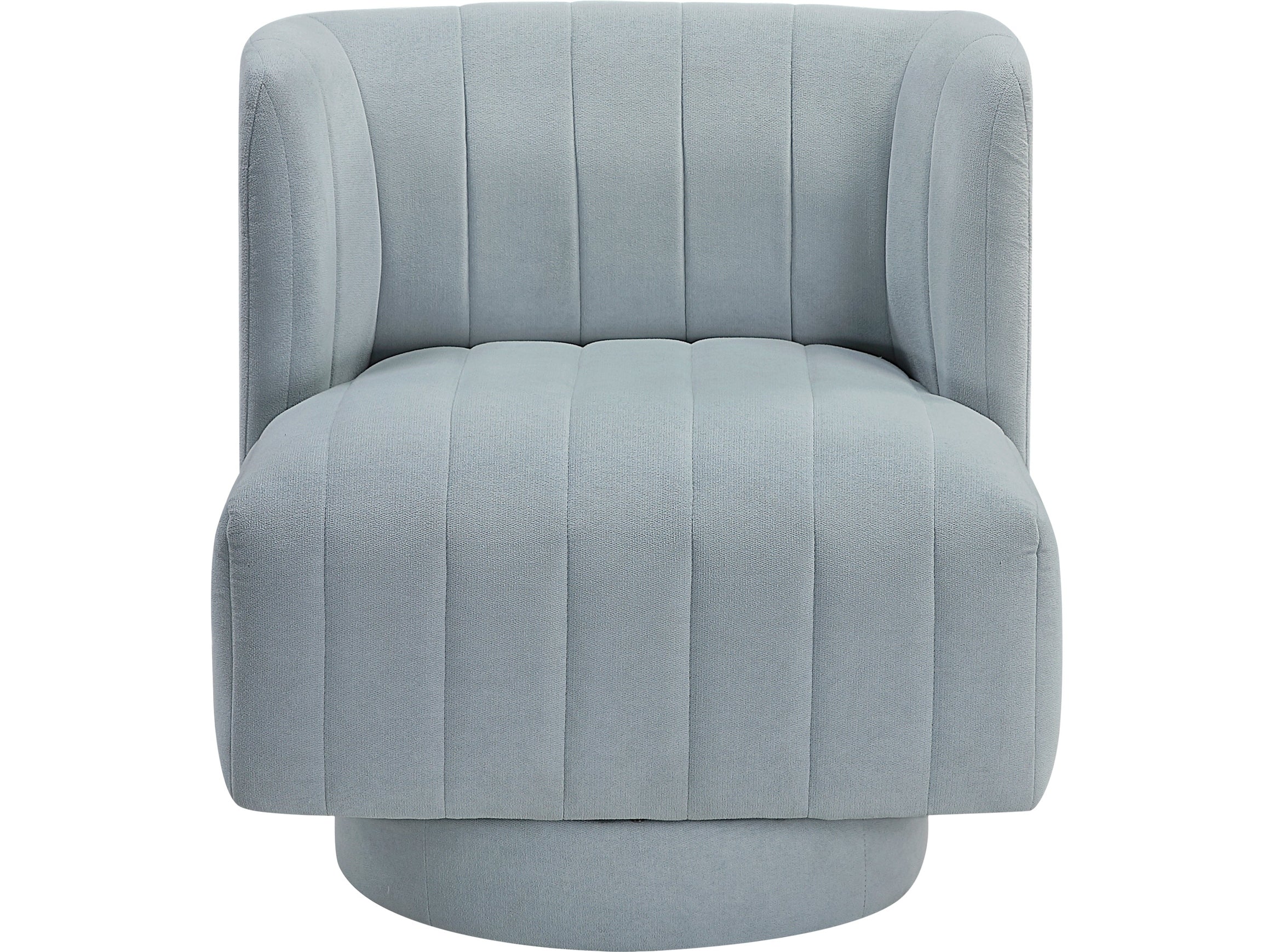 Joyce Aqua Blue Swivel Chair