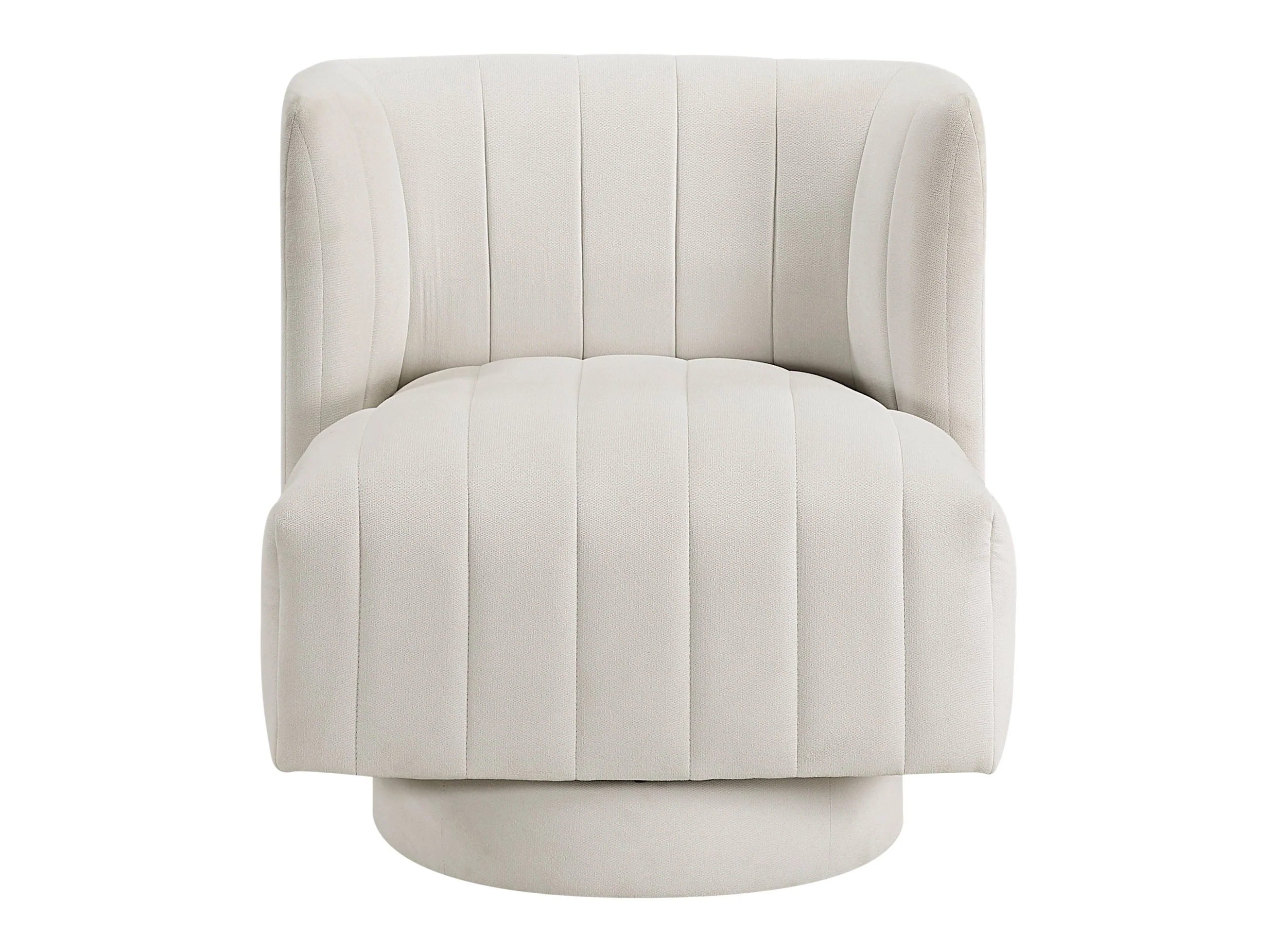 Joyce Beige Swivel Chair