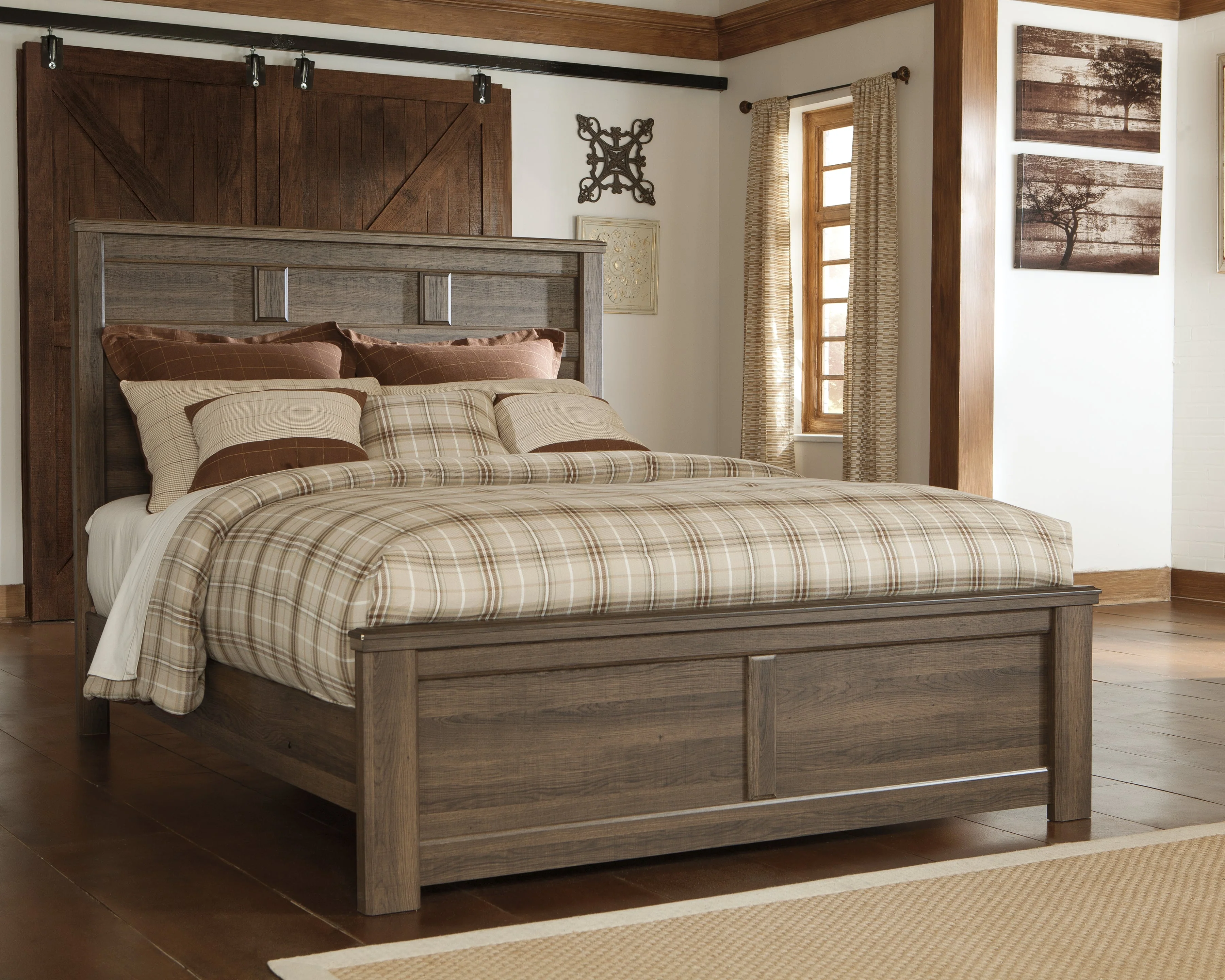 Juararo Dark Brown Panel Bedroom Set - Image 13