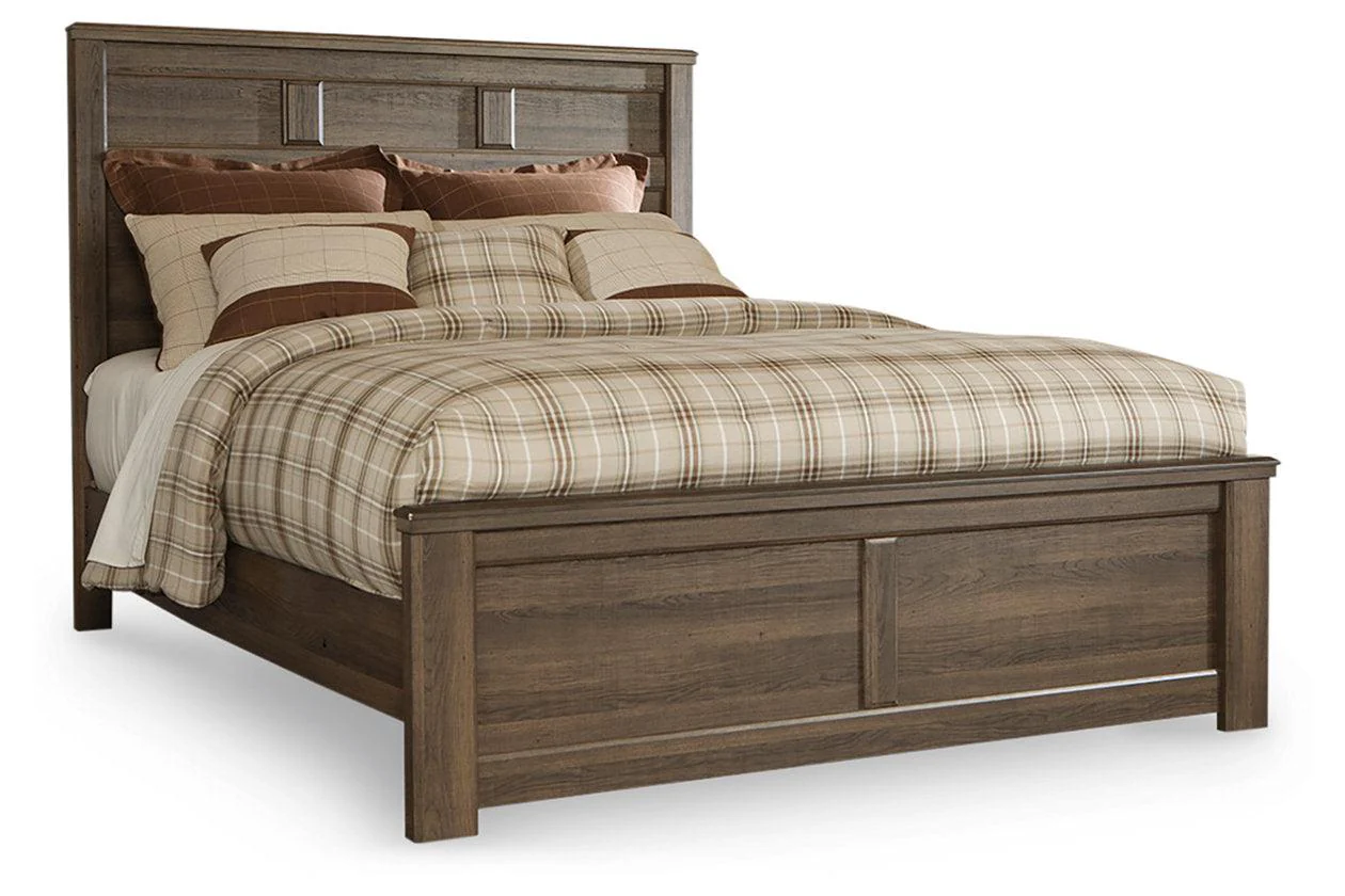 Juararo Dark Brown Queen Panel Bed - Image 4