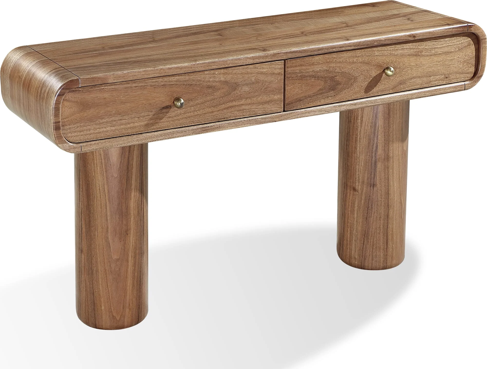 Juba Mongoose Walnut Console Table - Image 3