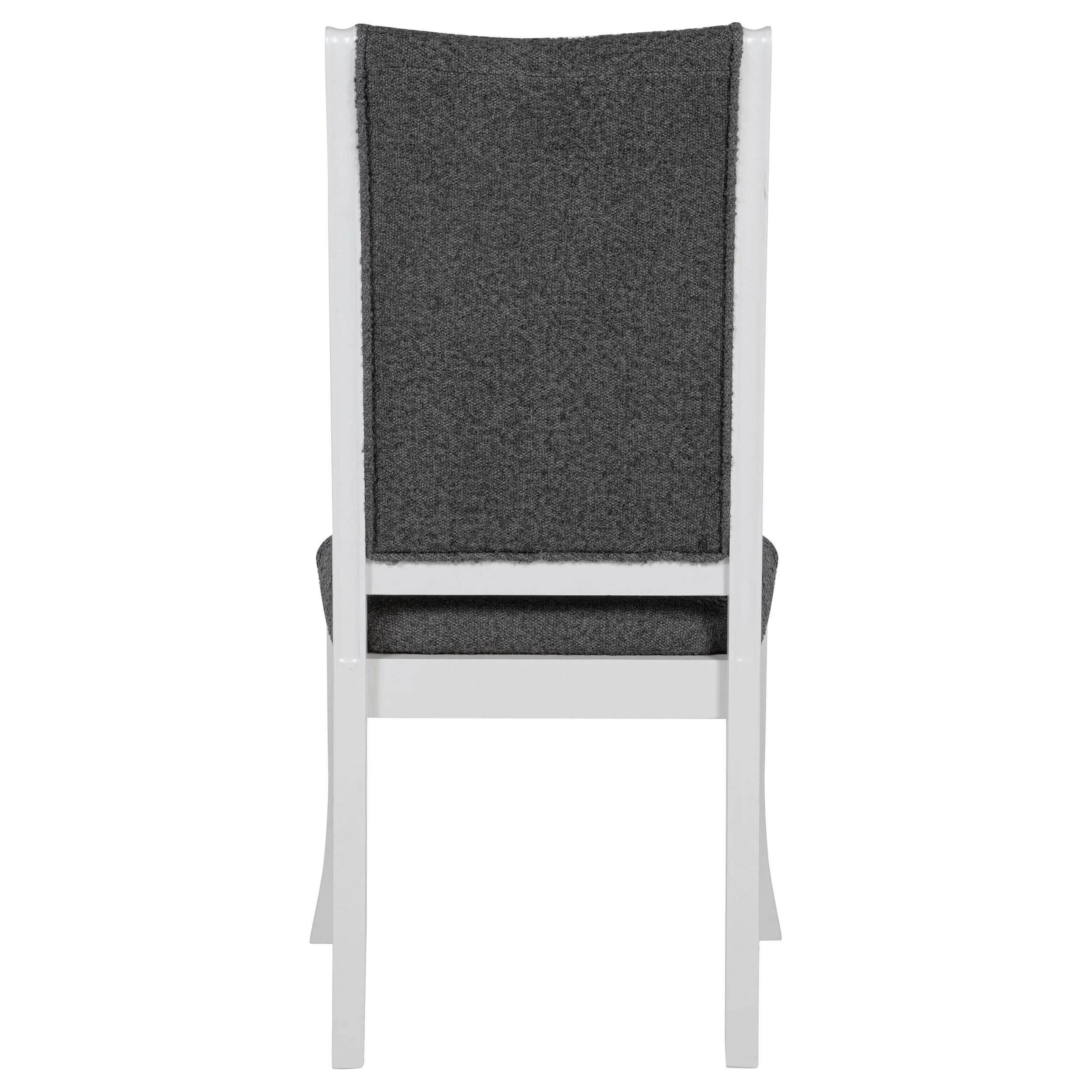 Judd Pearl White and Gray Dining Side Chair, Set of 2 - Image 7