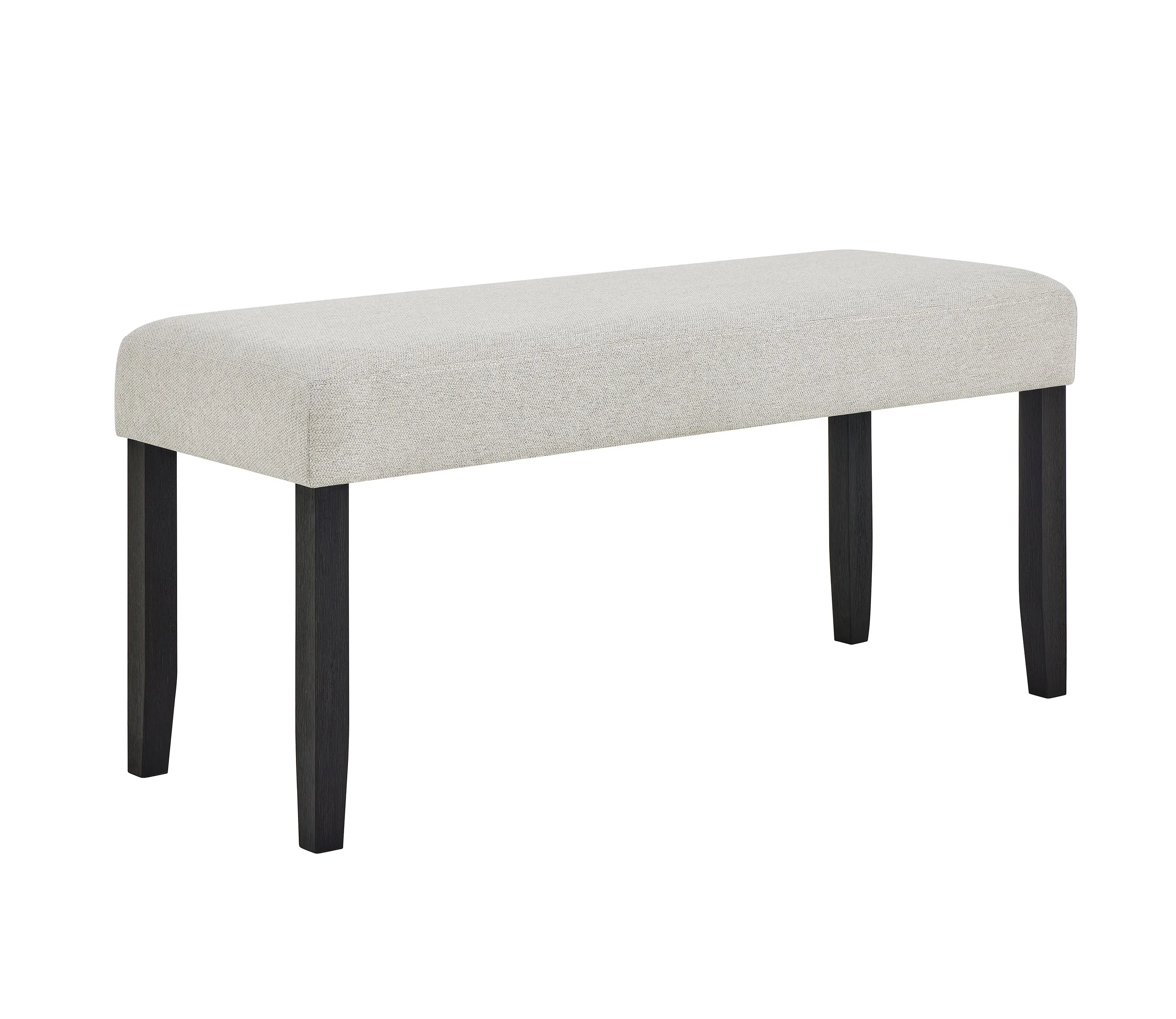 Jules Black and Light Gray Bench
