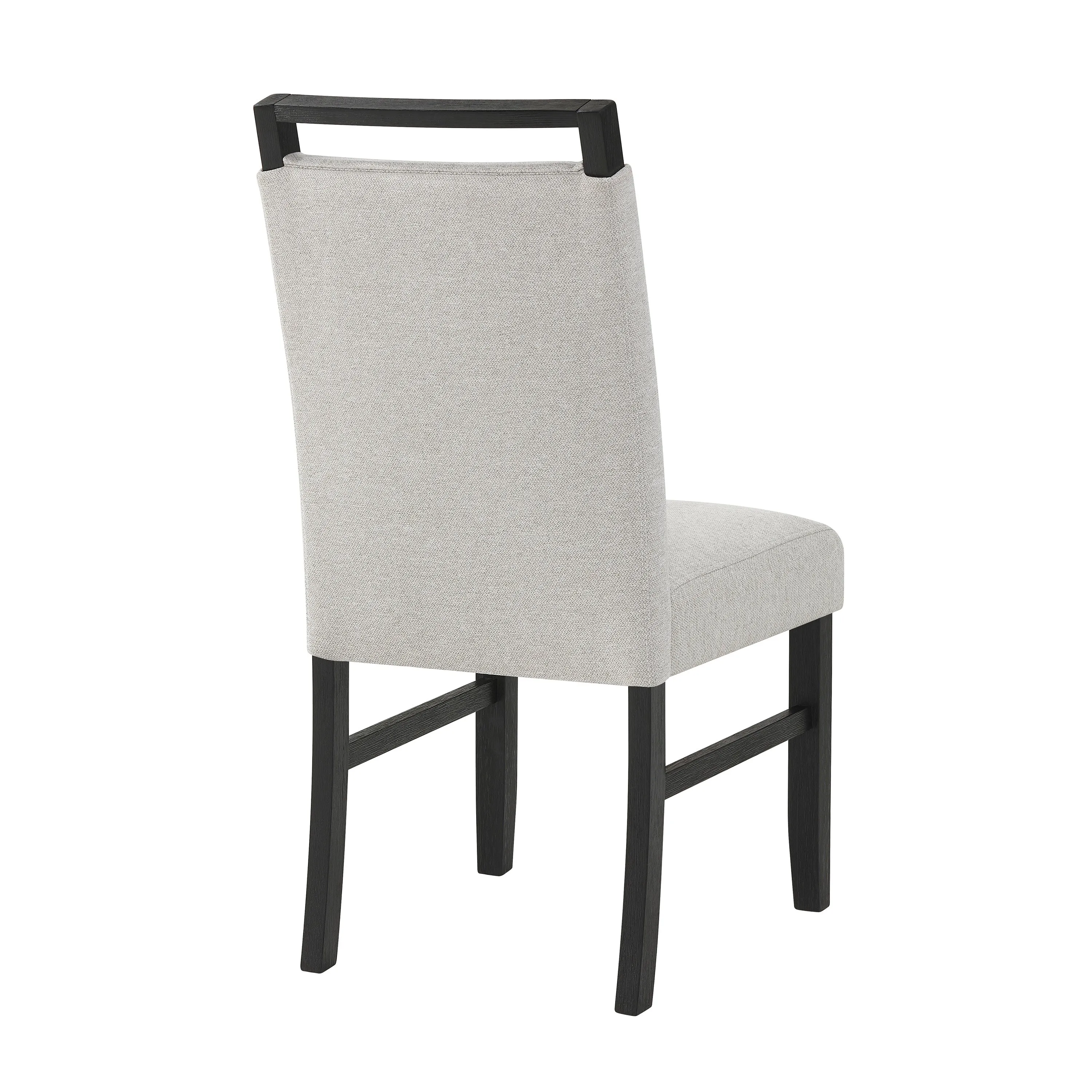Jules Black/Light Gray Side Chair (Set of 2) - Image 2