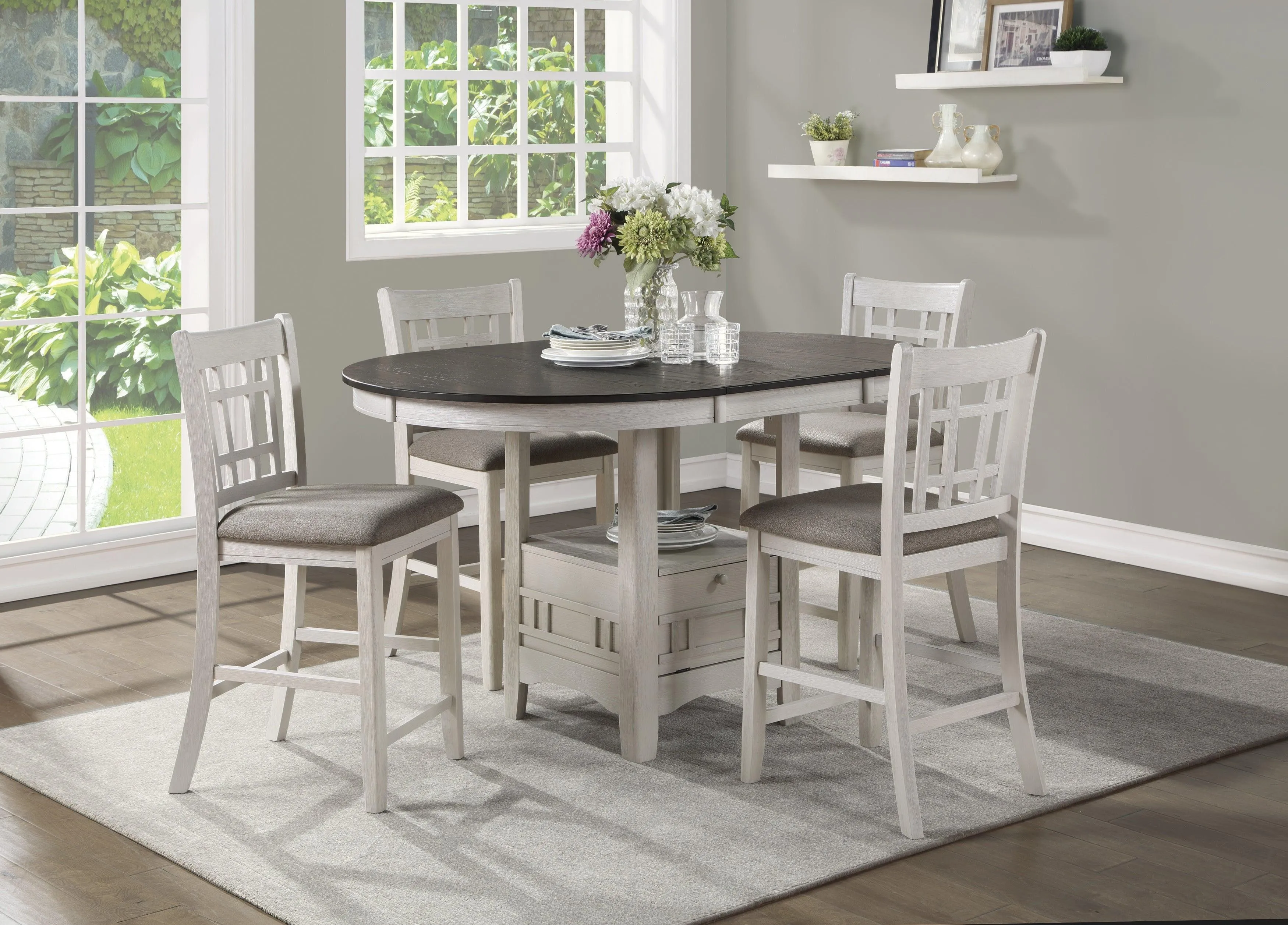 Junipero White Counter Chair, Set of 2 - Image 2