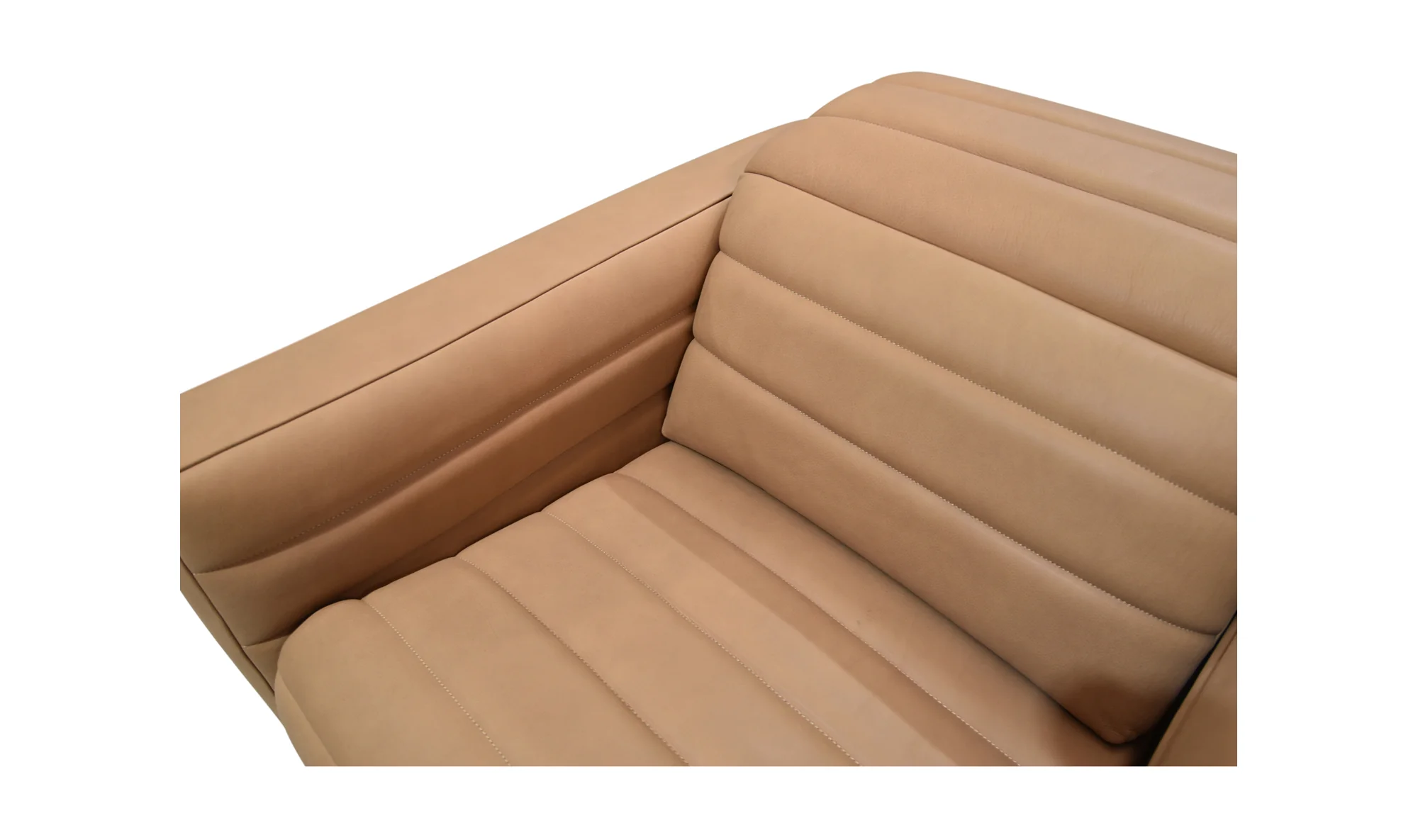 Juno Power Recliner Chair Tan Leather - Image 6