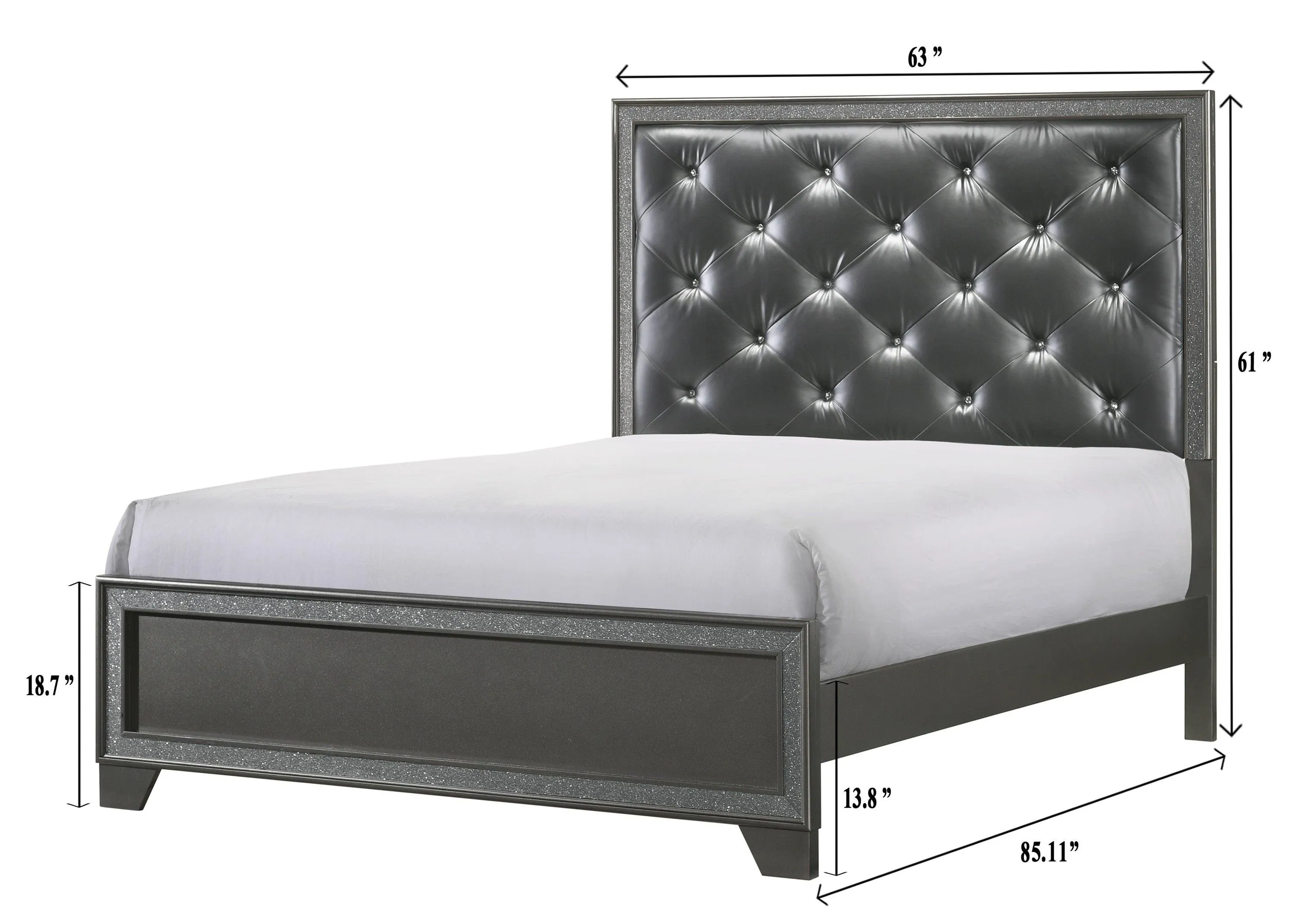 Kaia Gray Panel Bedroom Set - Image 13