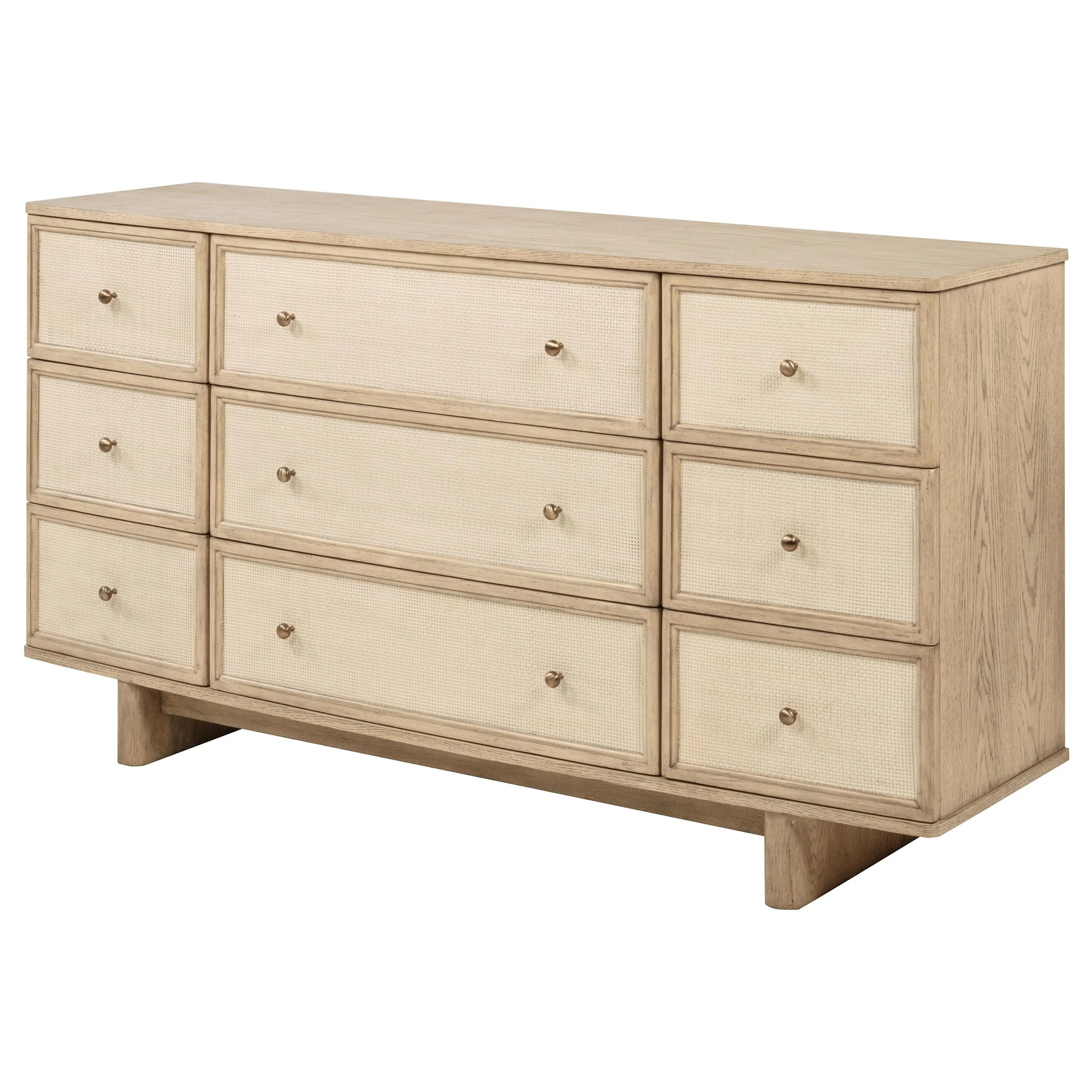 Kailani Beige Oak 9-Drawer Dresser - Image 4