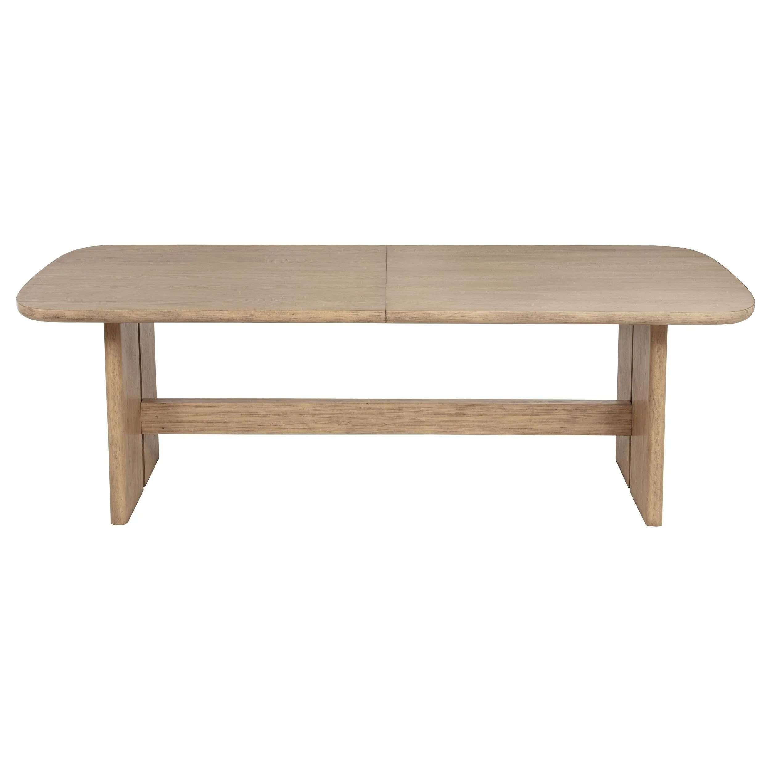 Kailani Beige Oak Rectangular Wood Dining Table - Image 6