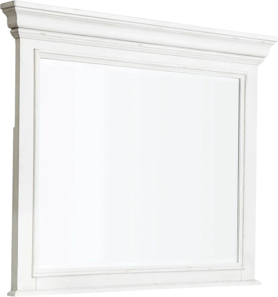 Kanwyn Whitewash Bedroom Mirror (Mirror Only)