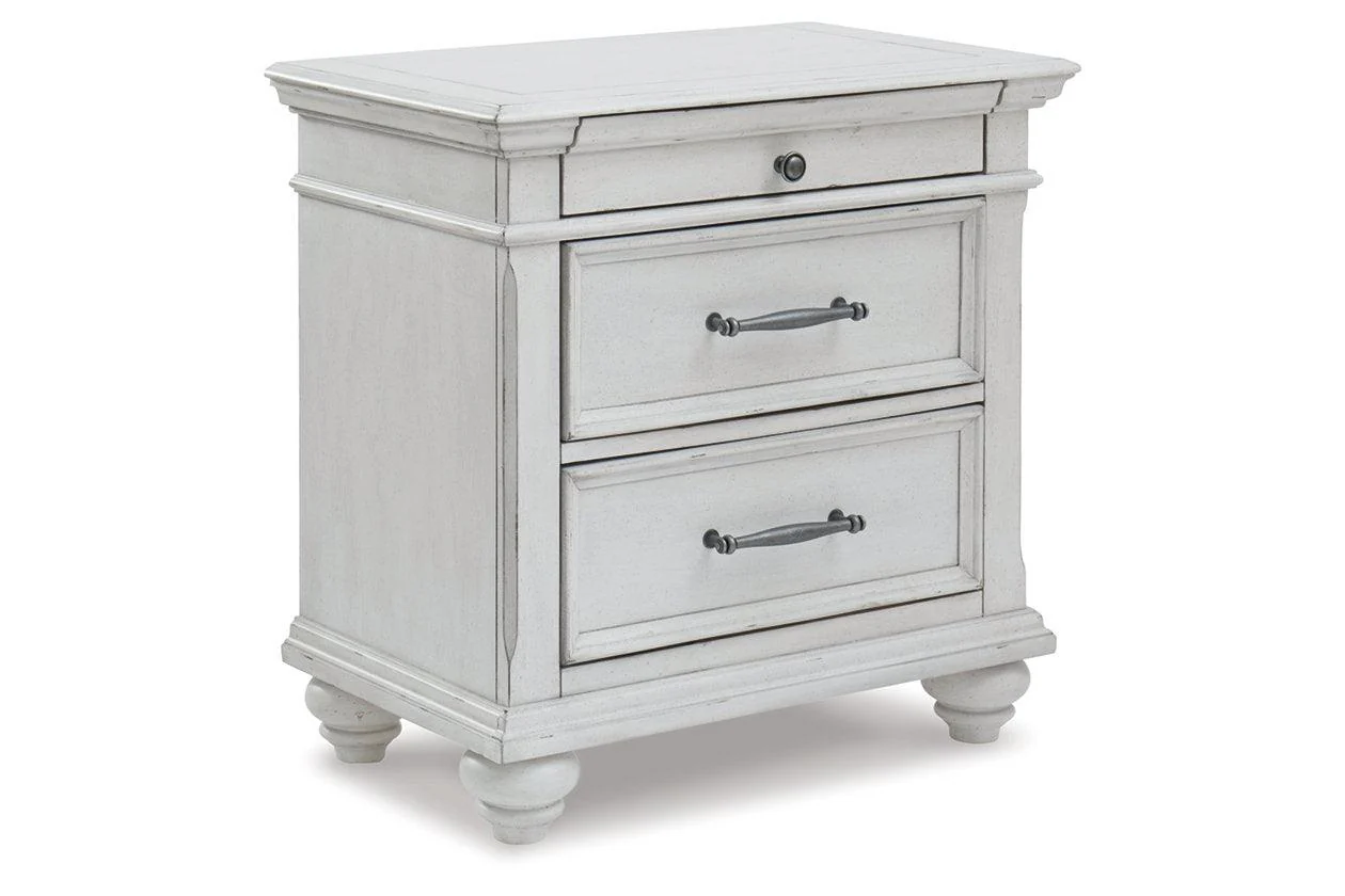 Kanwyn Whitewash Nightstand - Image 6