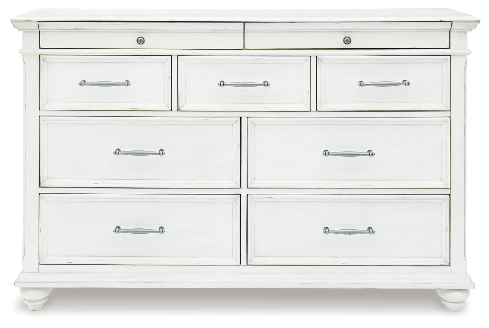 Kanwyn Whitewash Upholstered Panel Bedroom Set - Image 27