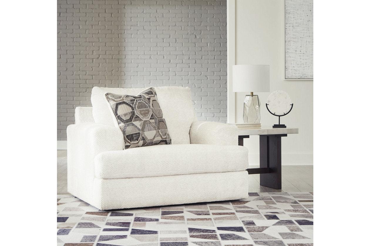 Karinne Linen Loveseat and Chair - Image 13