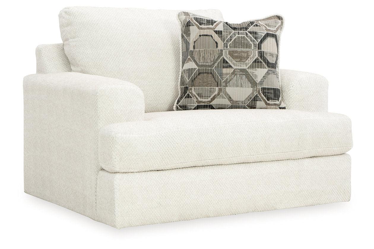 Karinne Linen Loveseat and Chair - Image 7