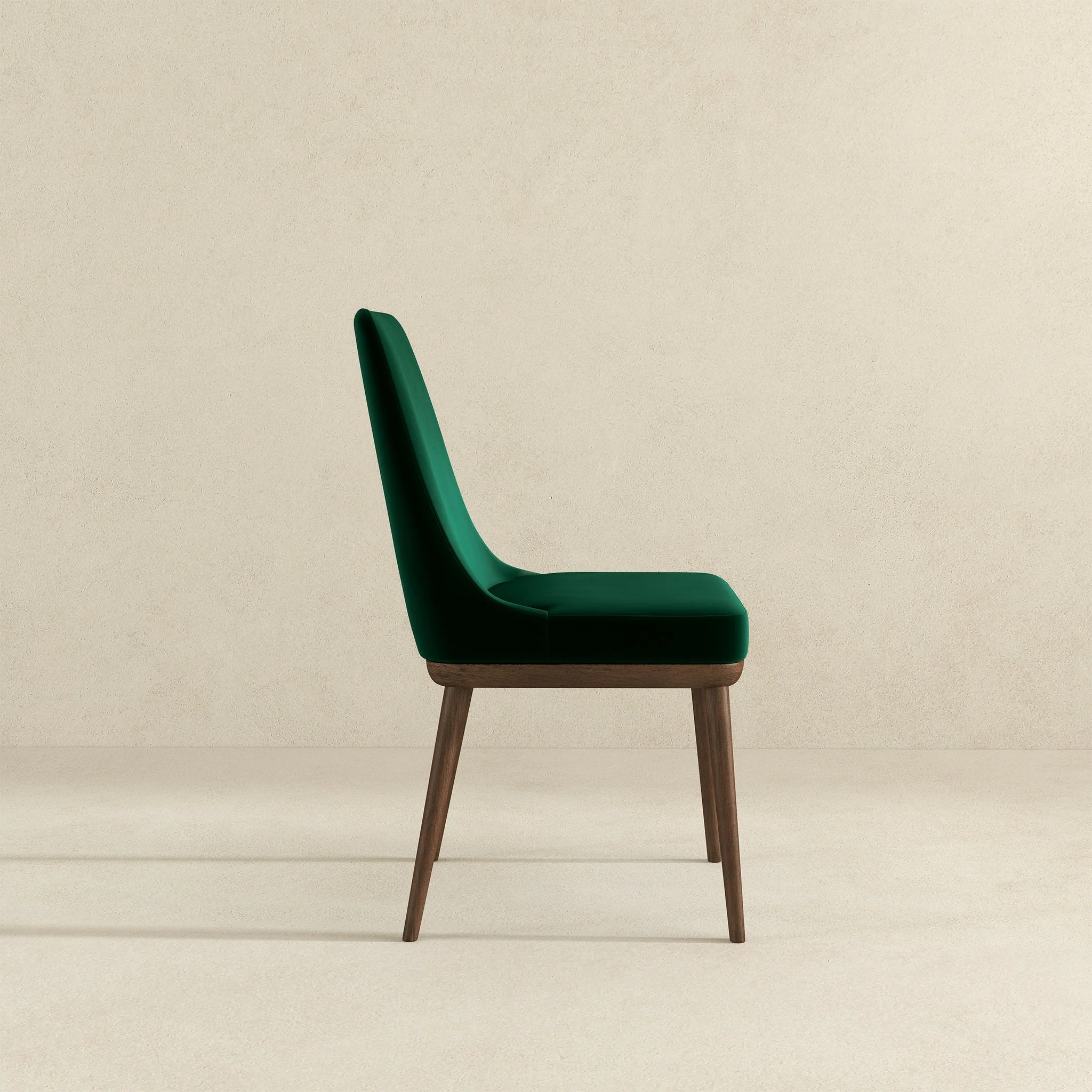 Kate Green Velvet Solid Wood Dining Chair (Set Of 2) - Image 4