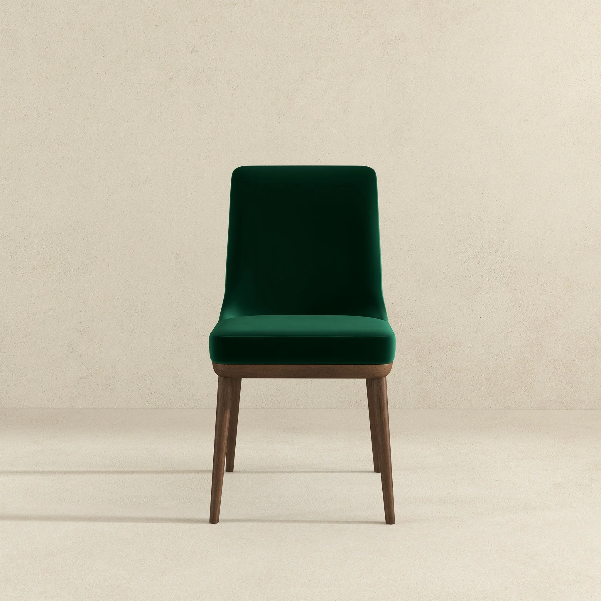 Kate Green Velvet Solid Wood Dining Chair (Set Of 2) - Image 6