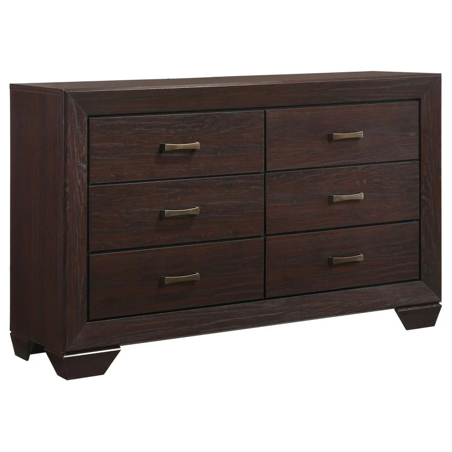Kauffman 5-Piece Eastern King Bedroom Set with High Straight Headboard - Image 7