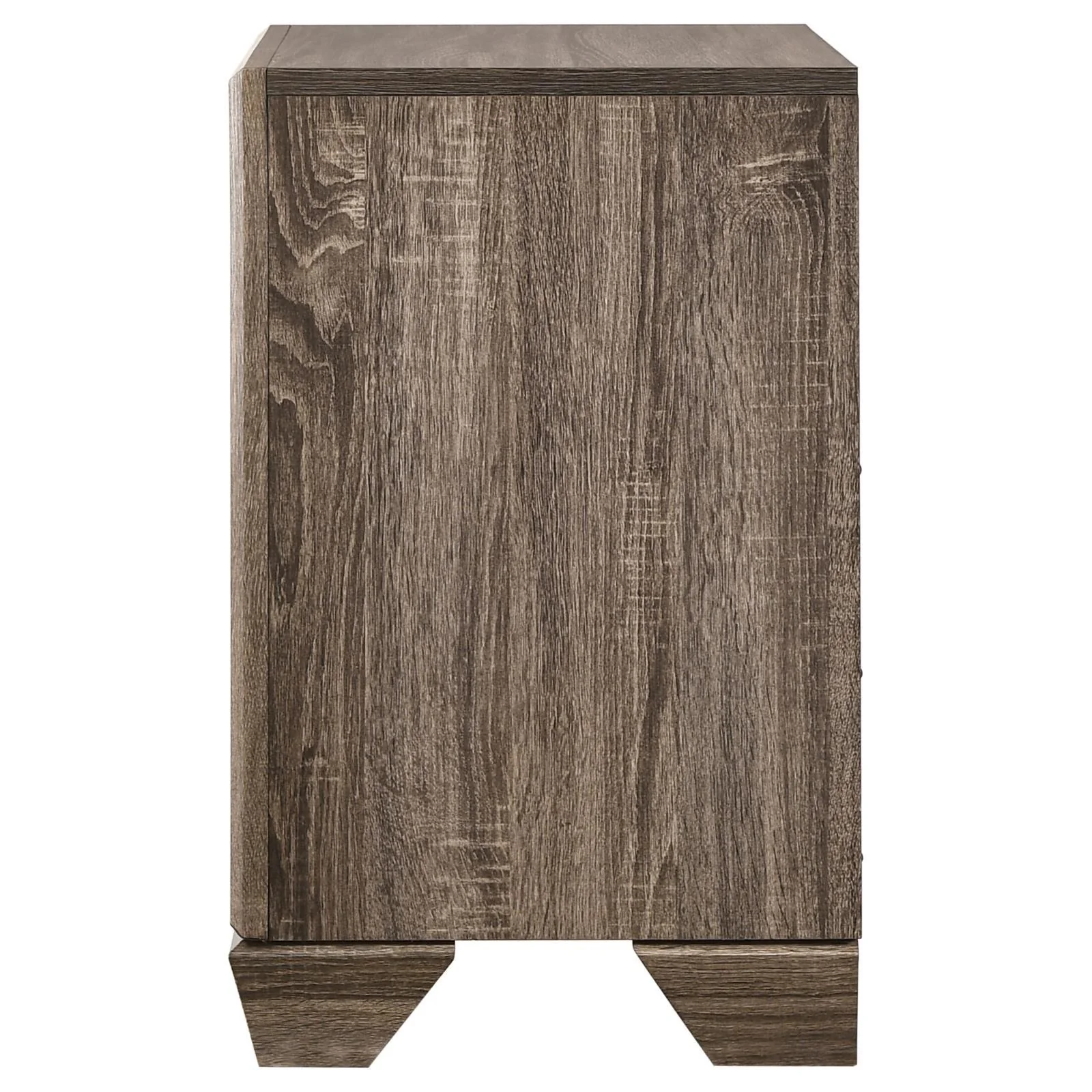 Kauffman Washed Taupe 2-Drawer Nightstand - Image 5