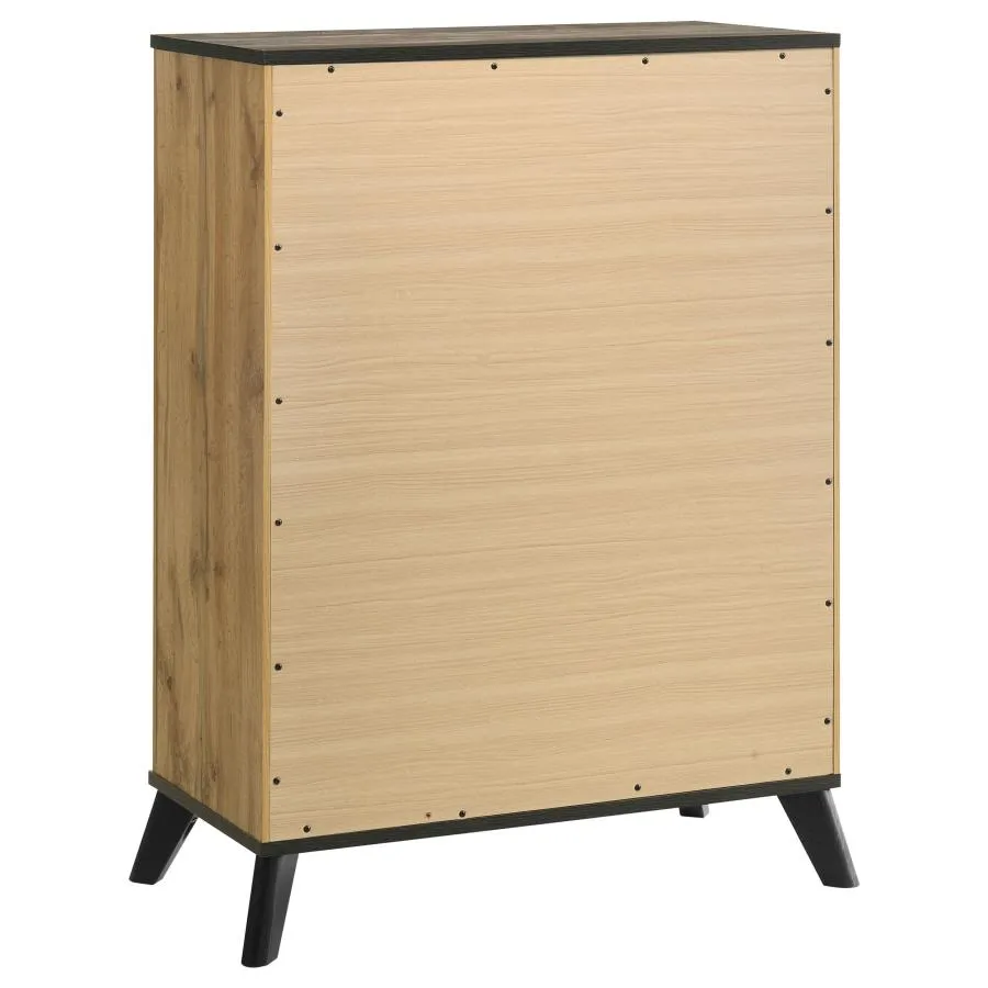 Kaywood Natural Pine 5-Piece Eastern King Bedroom Set - Image 12