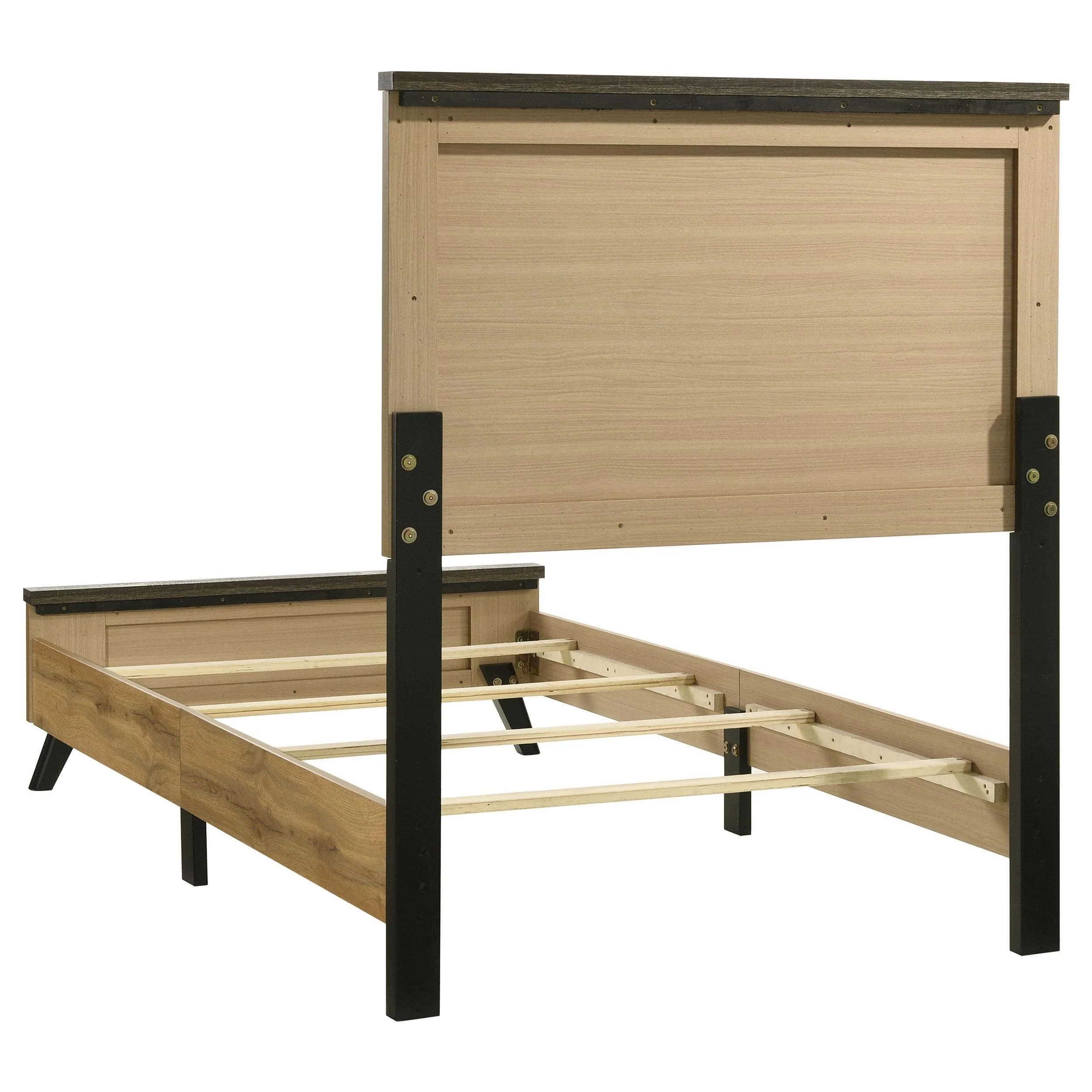 Kaywood Natural Pine 51-inch Twin Panel Bed - Image 3