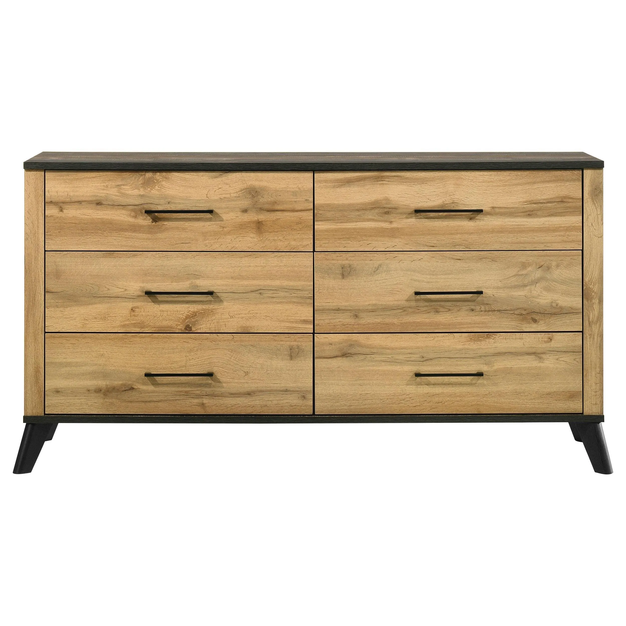 Kaywood Natural Pine 6-drawer Dresser Cabinet - Image 2