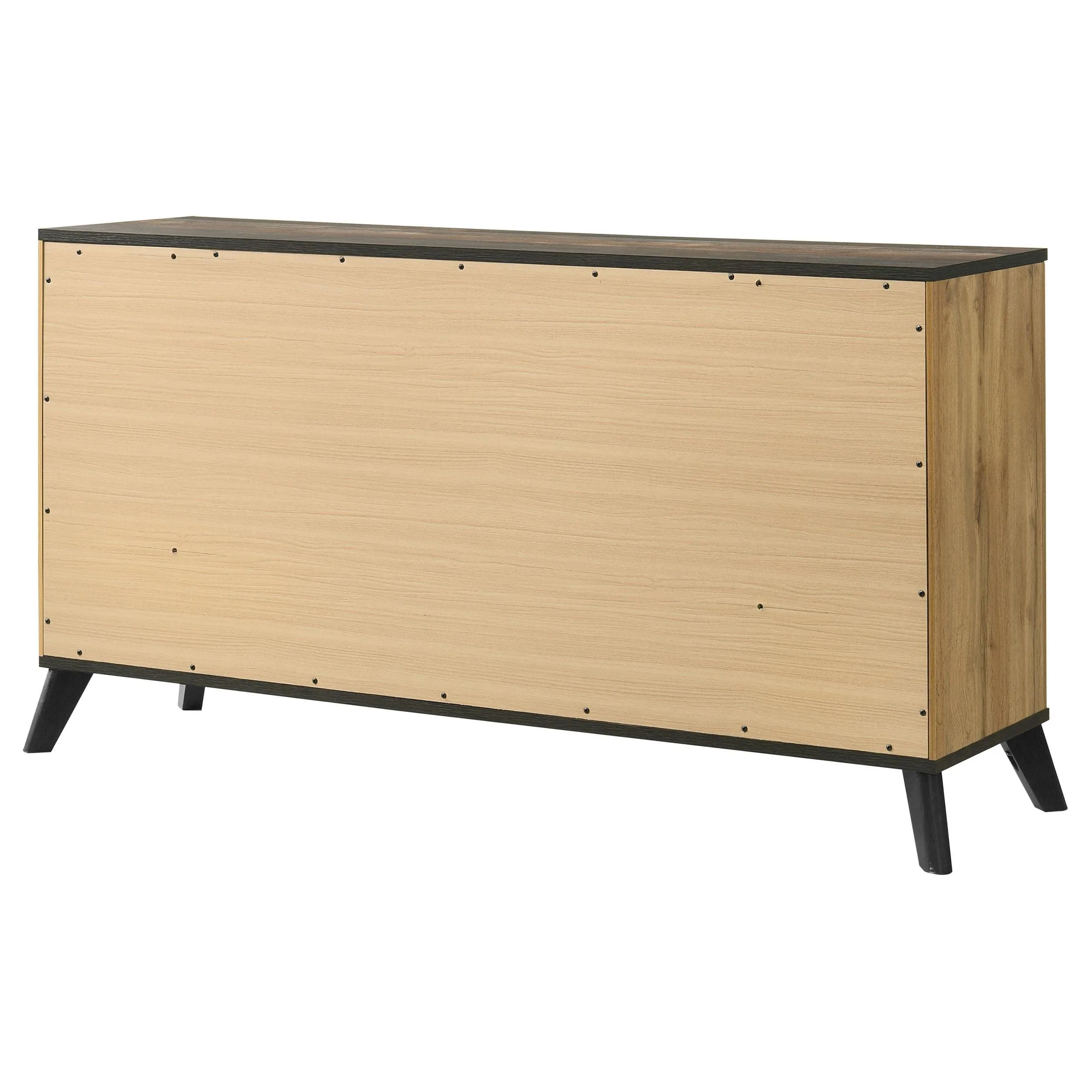 Kaywood Natural Pine 6-drawer Dresser Cabinet - Image 7