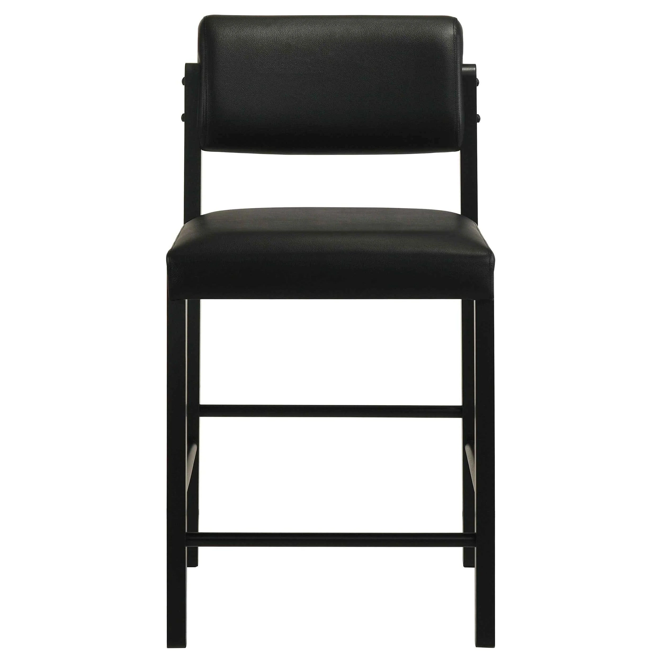 Kehoe Black Upholstered Counter Height Chair (Set of 2) - Image 4