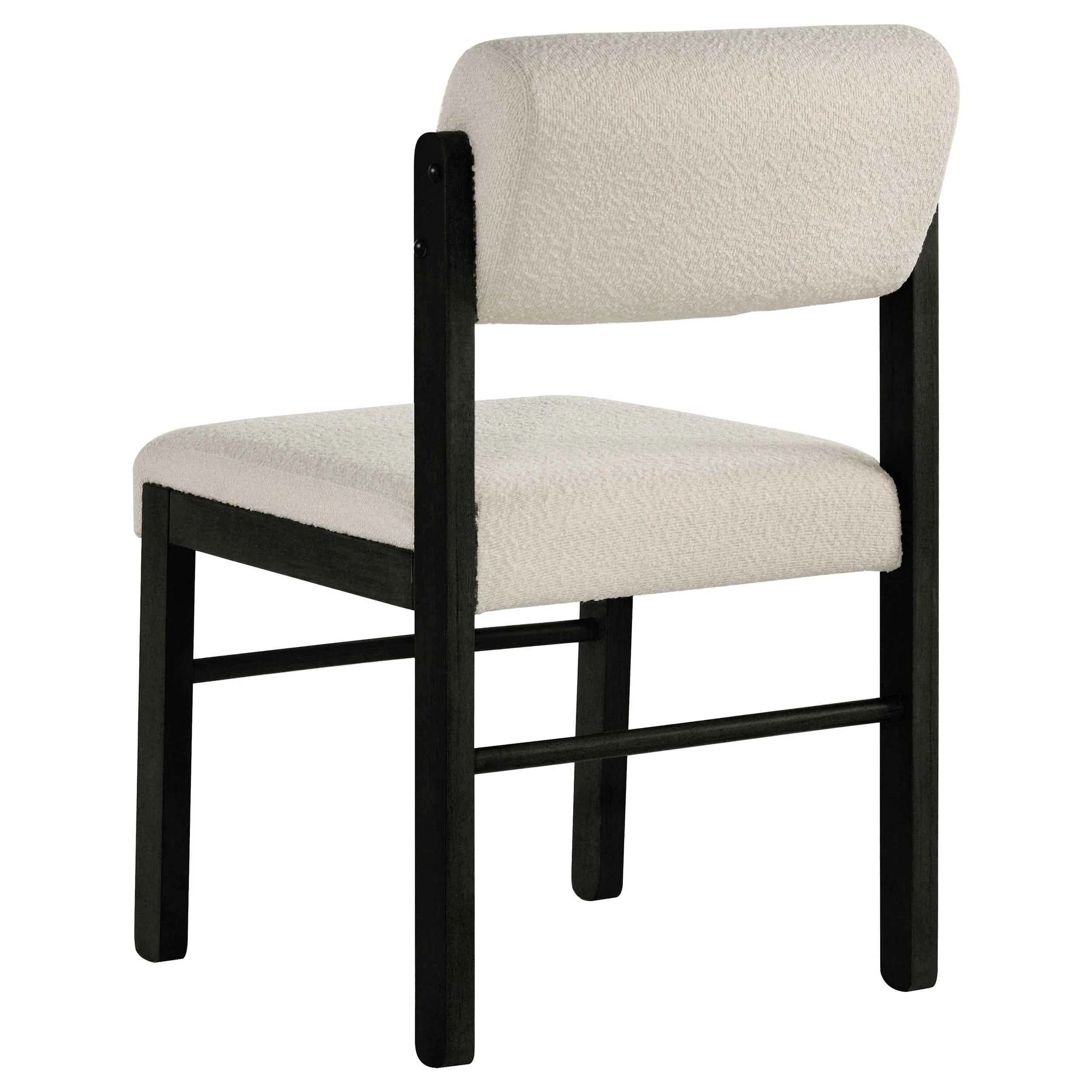 Kehoe Cream/Black Upholstered Dining Side Chair (Set of 2) - Image 6