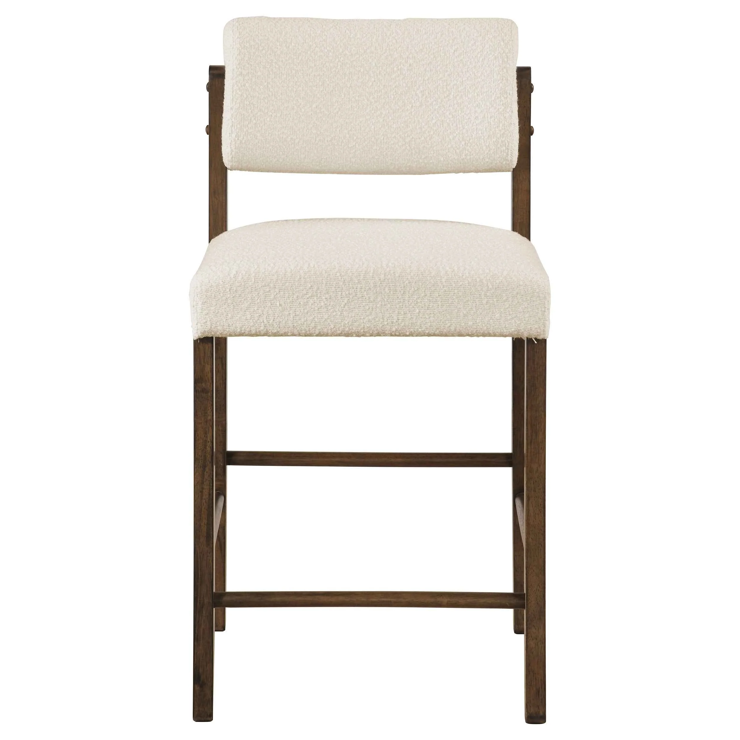 Kehoe Cream/Walnut Upholstered Counter Height Chair (Set of 2) - Image 3
