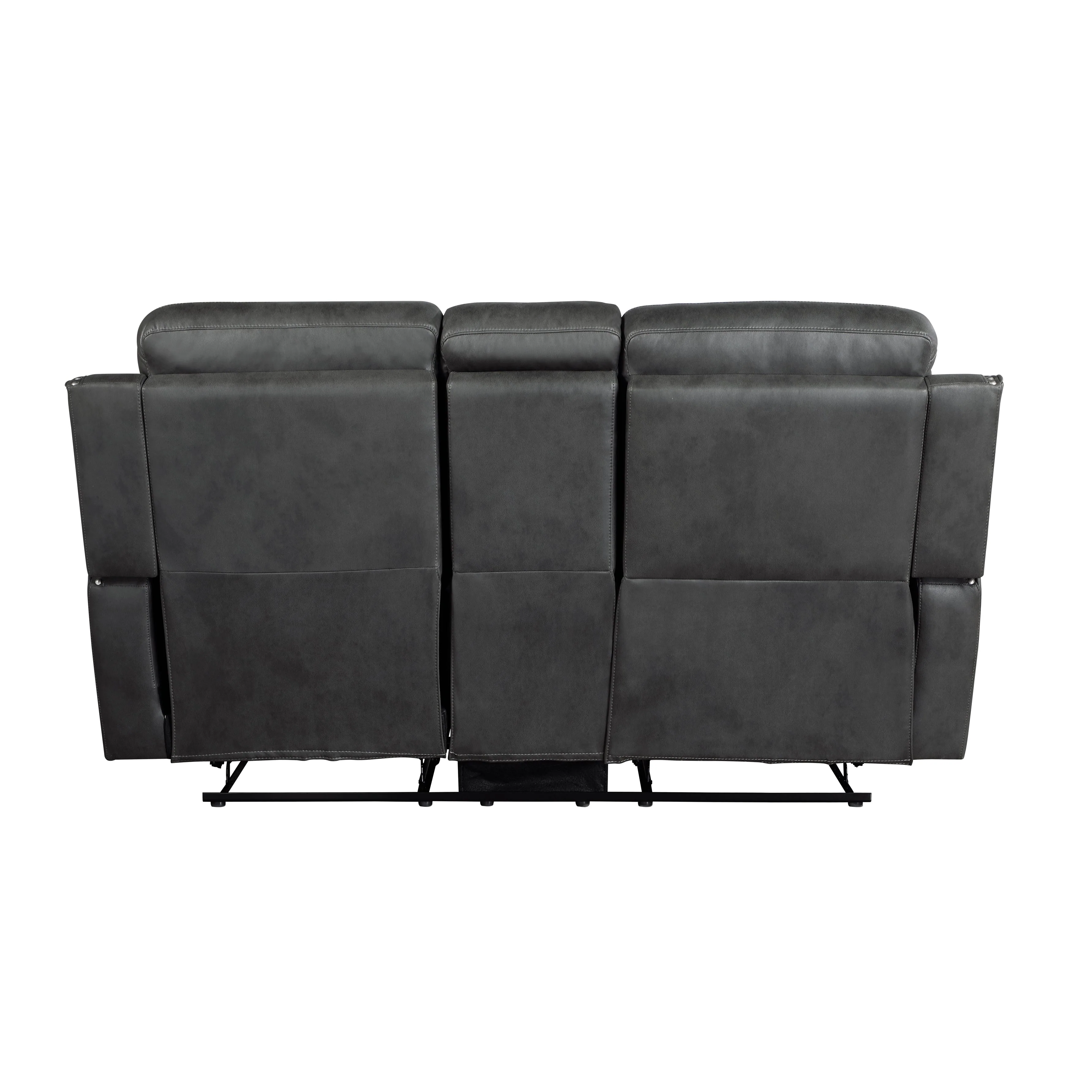 Kellen Smoky Gray Double Reclining Living Room Set - Image 10